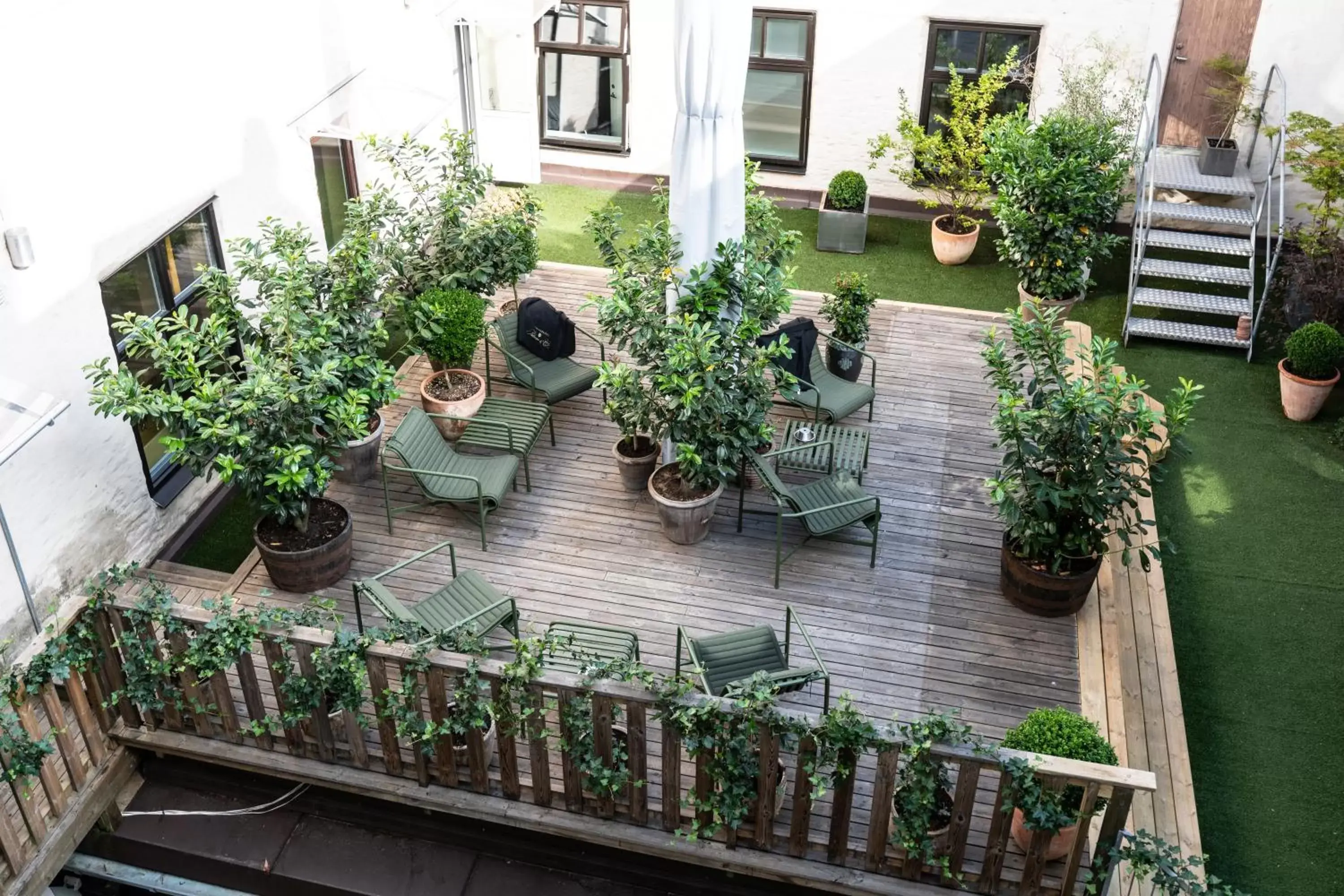 Balcony/Terrace in Hotel Flora