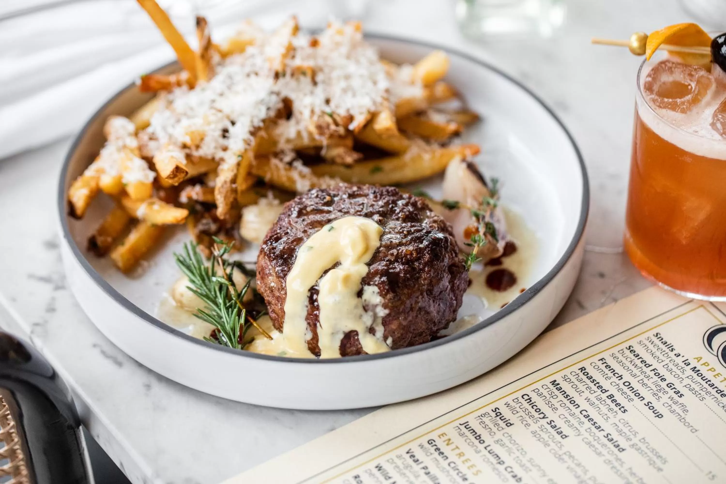 Restaurant/places to eat in La Colombe d'Or Hotel