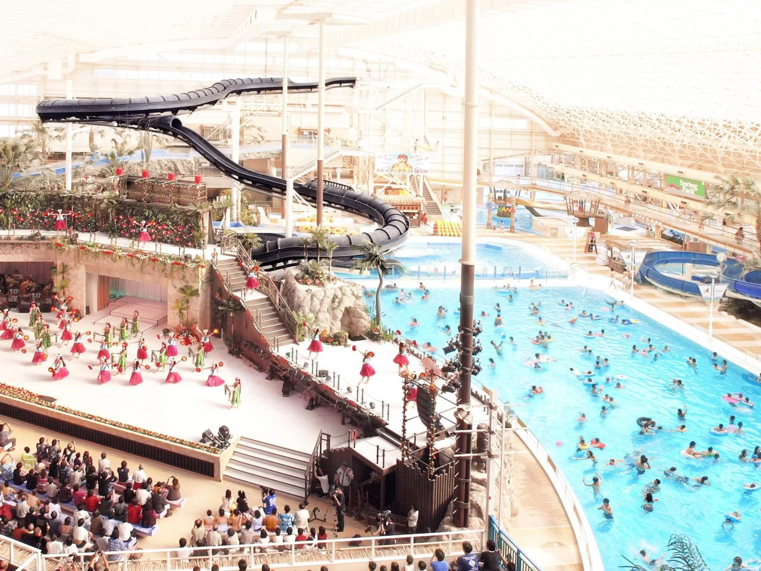 Aqua park in Iwaki Washington Hotel