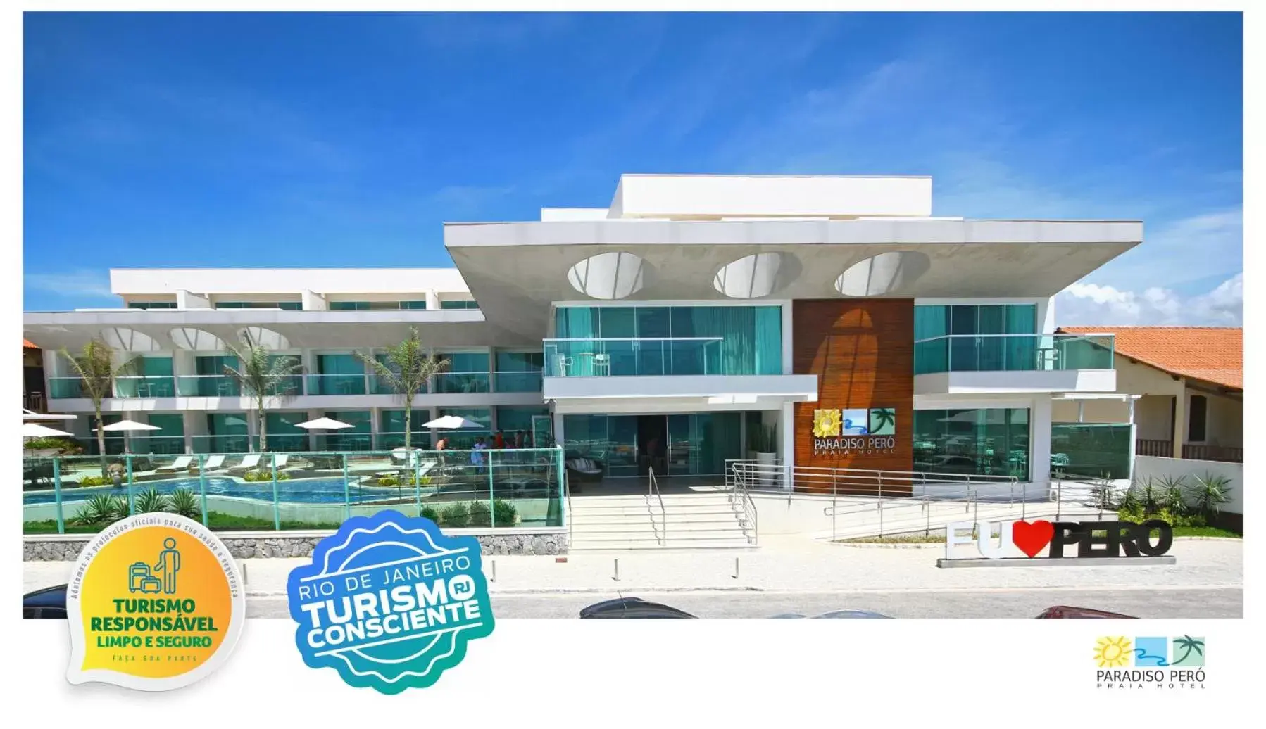 Property building in Paradiso Peró Praia Hotel Property building in Paradiso Peró Praia Hotel