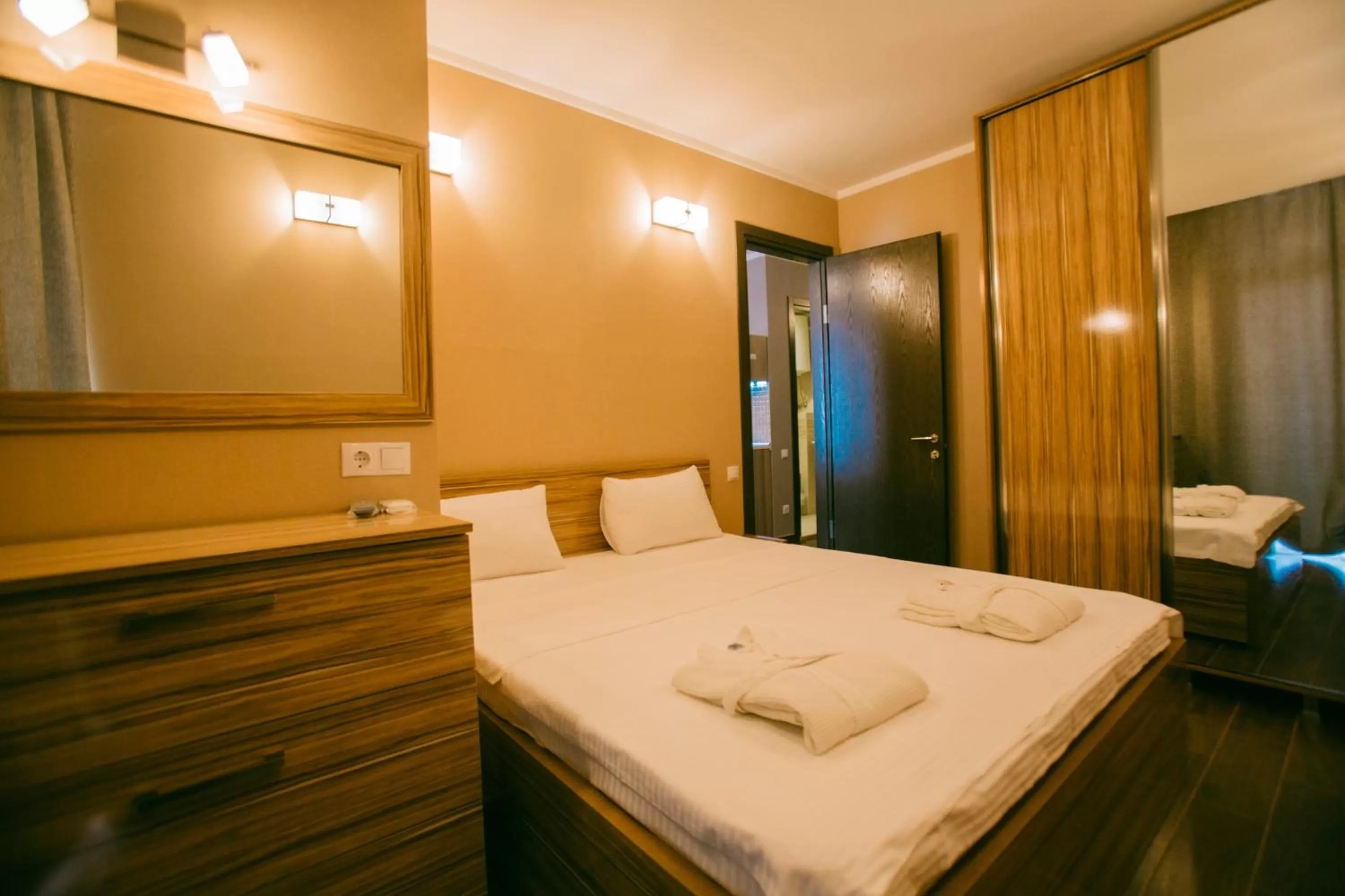 Bedroom, Bed in Holiday Lux Sea Towers Batumi