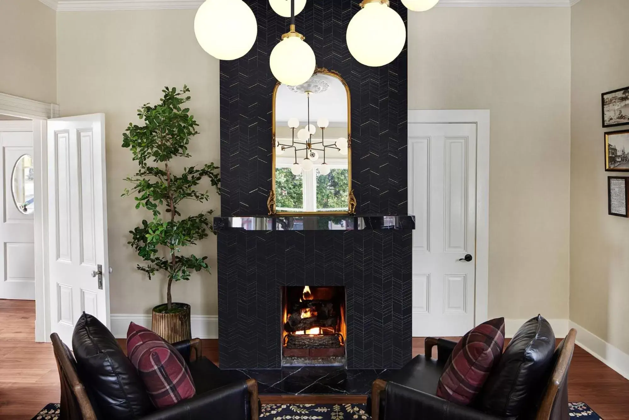 Lobby or reception in Gosby House Inn, A Four Sisters Inn Lobby or reception in Gosby House Inn, A Four Sisters Inn