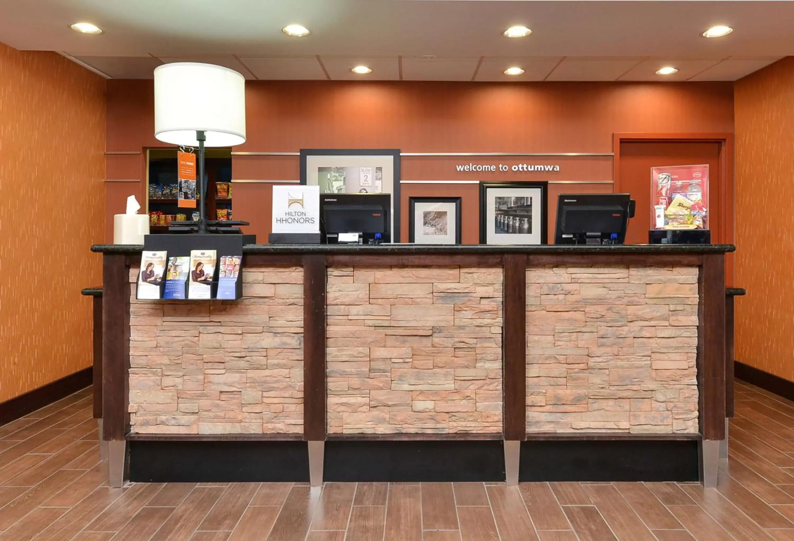 Lobby or reception in Hampton Inn Ottumwa