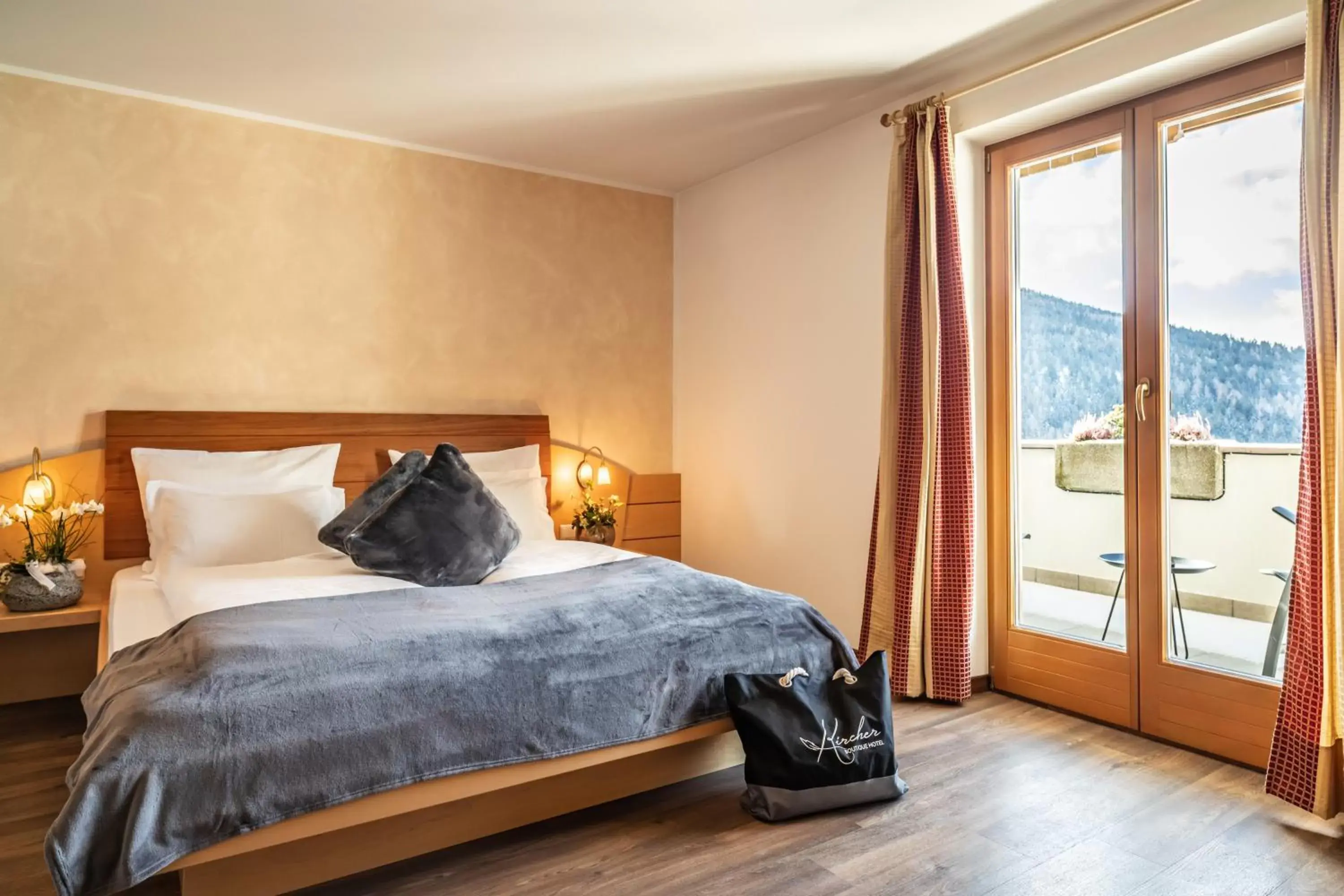 Family Room with Balcony and Mountain View  in Boutique Hotel Kircher