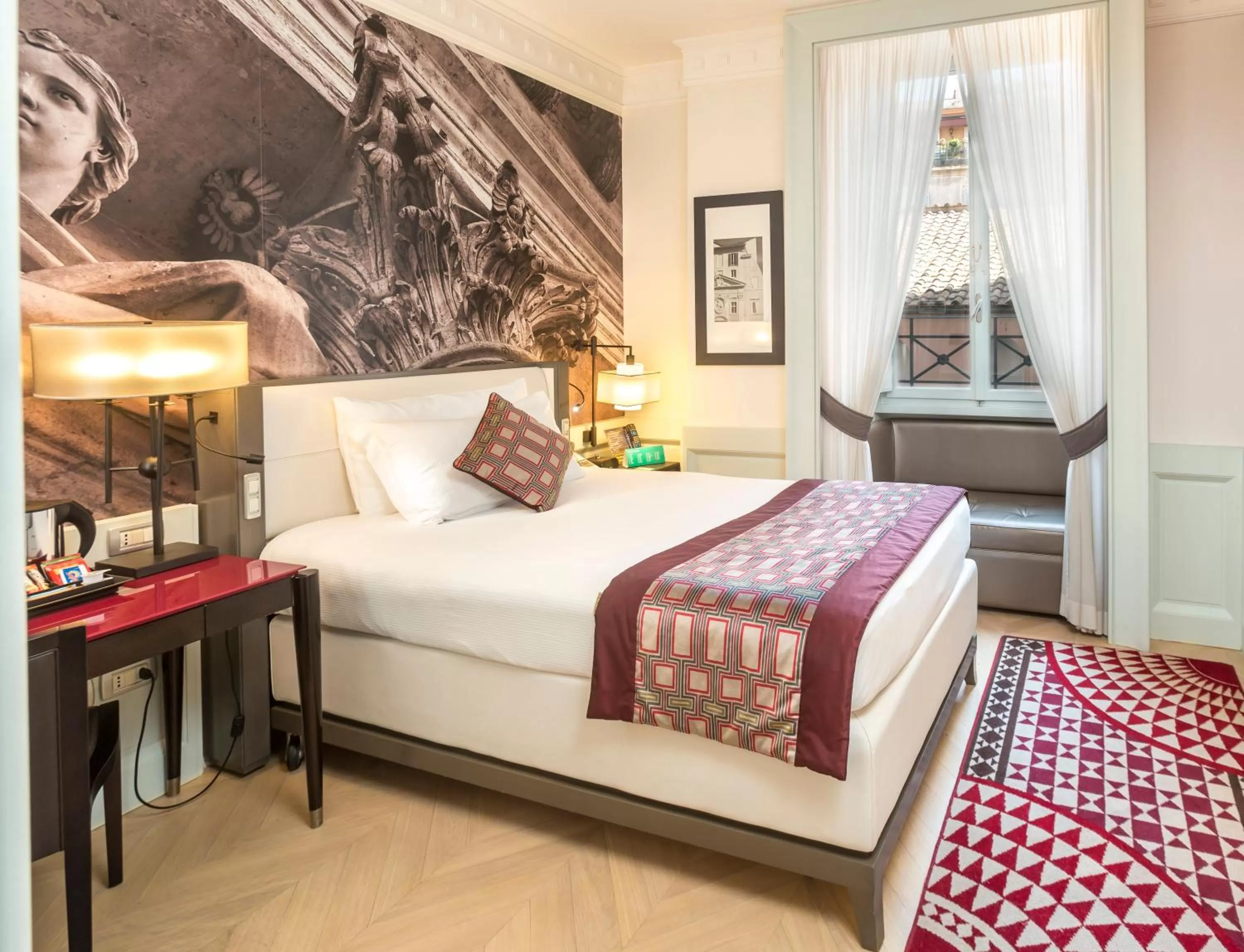 Photo of the whole room, Bed in Hotel Indigo Rome - St. George by IHG