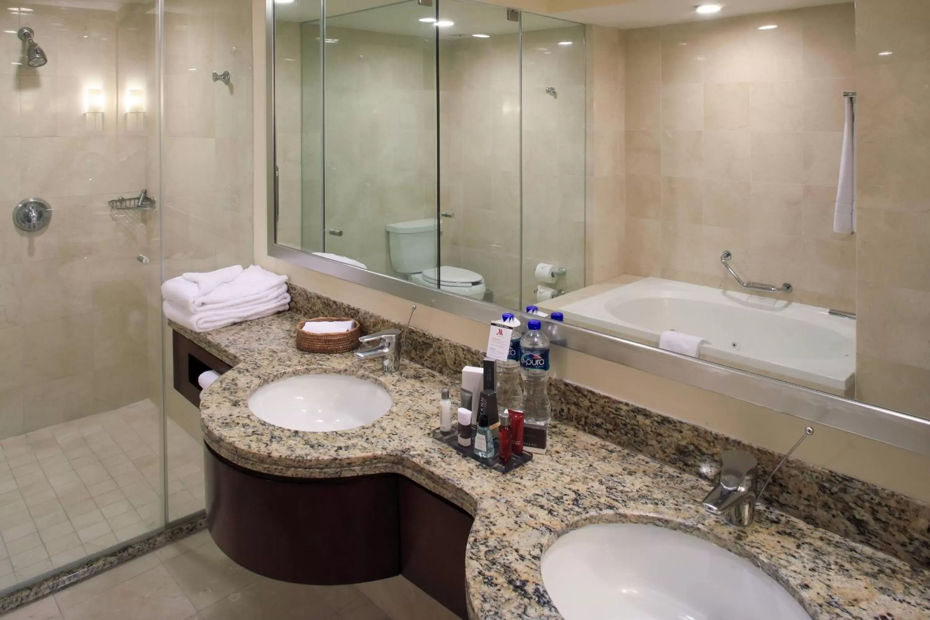 Bathroom in Aguascalientes Marriott Hotel