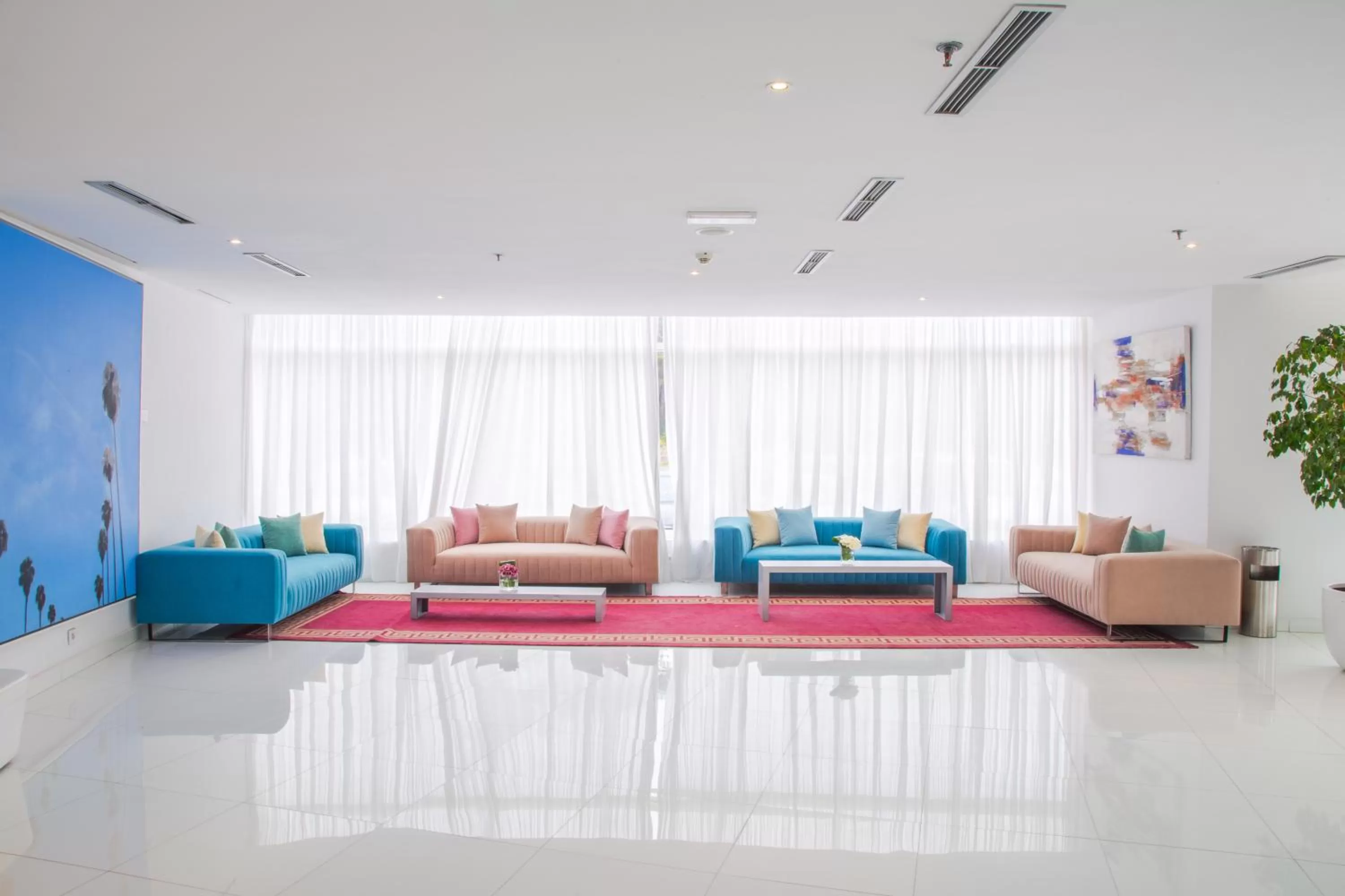 Living room in Hotel Farah Tanger