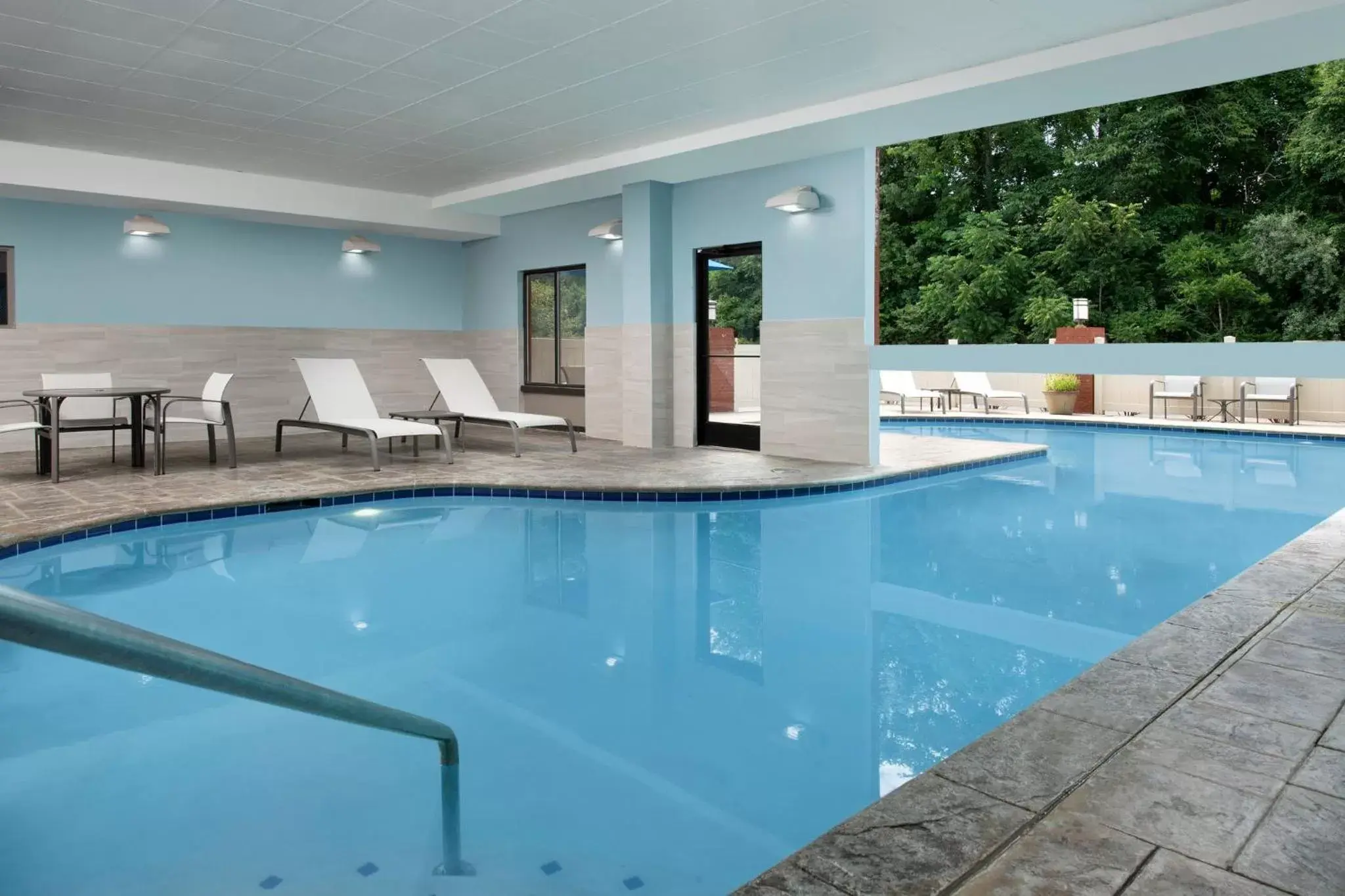 Swimming Pool in Holiday Inn Express Hotel & Suites Knoxville-Clinton, an IHG Hotel