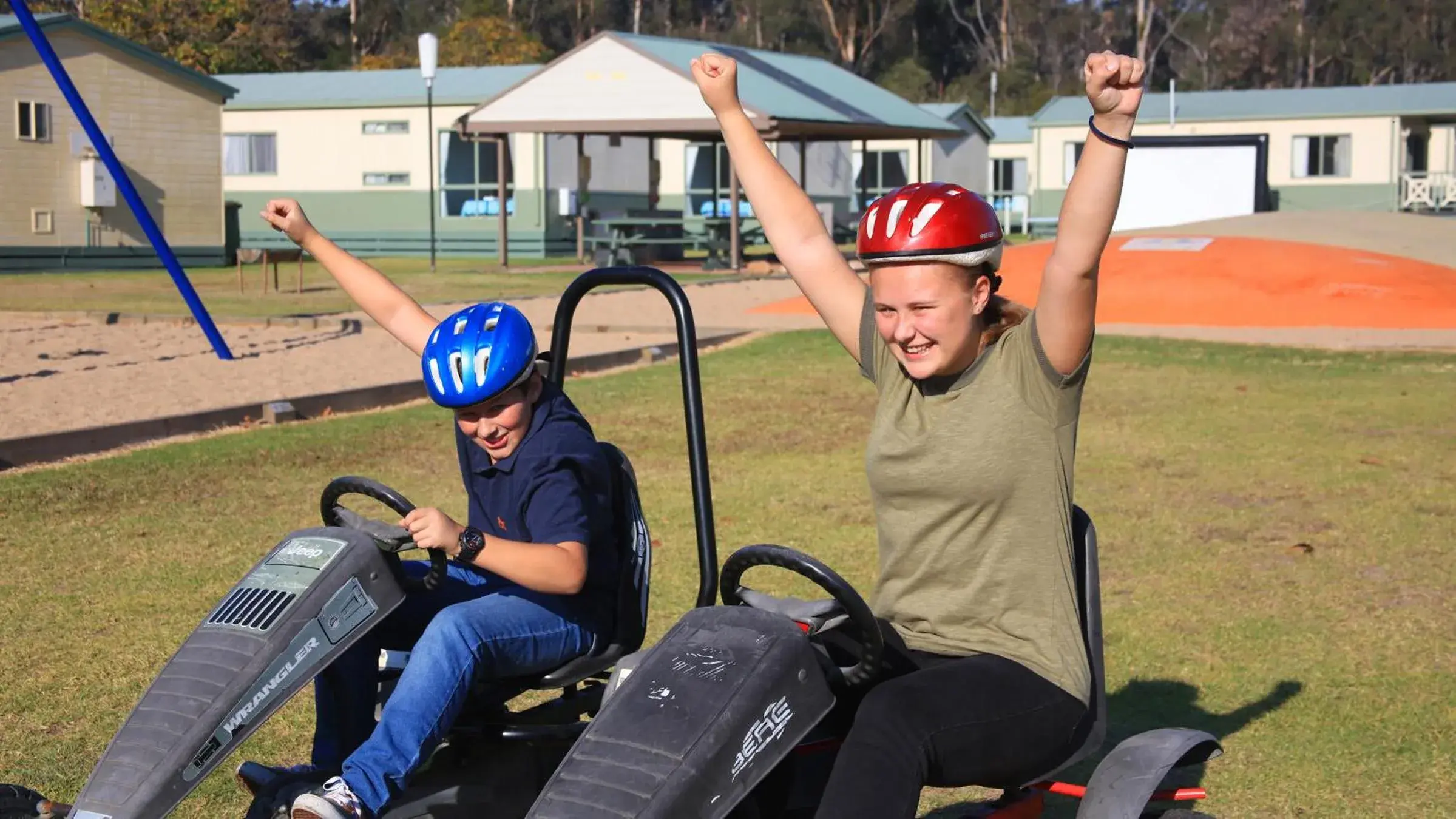 Children play ground in Eden Gateway Holiday Park