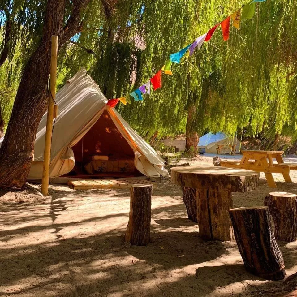Patio, Beach in Glamping Miraflores