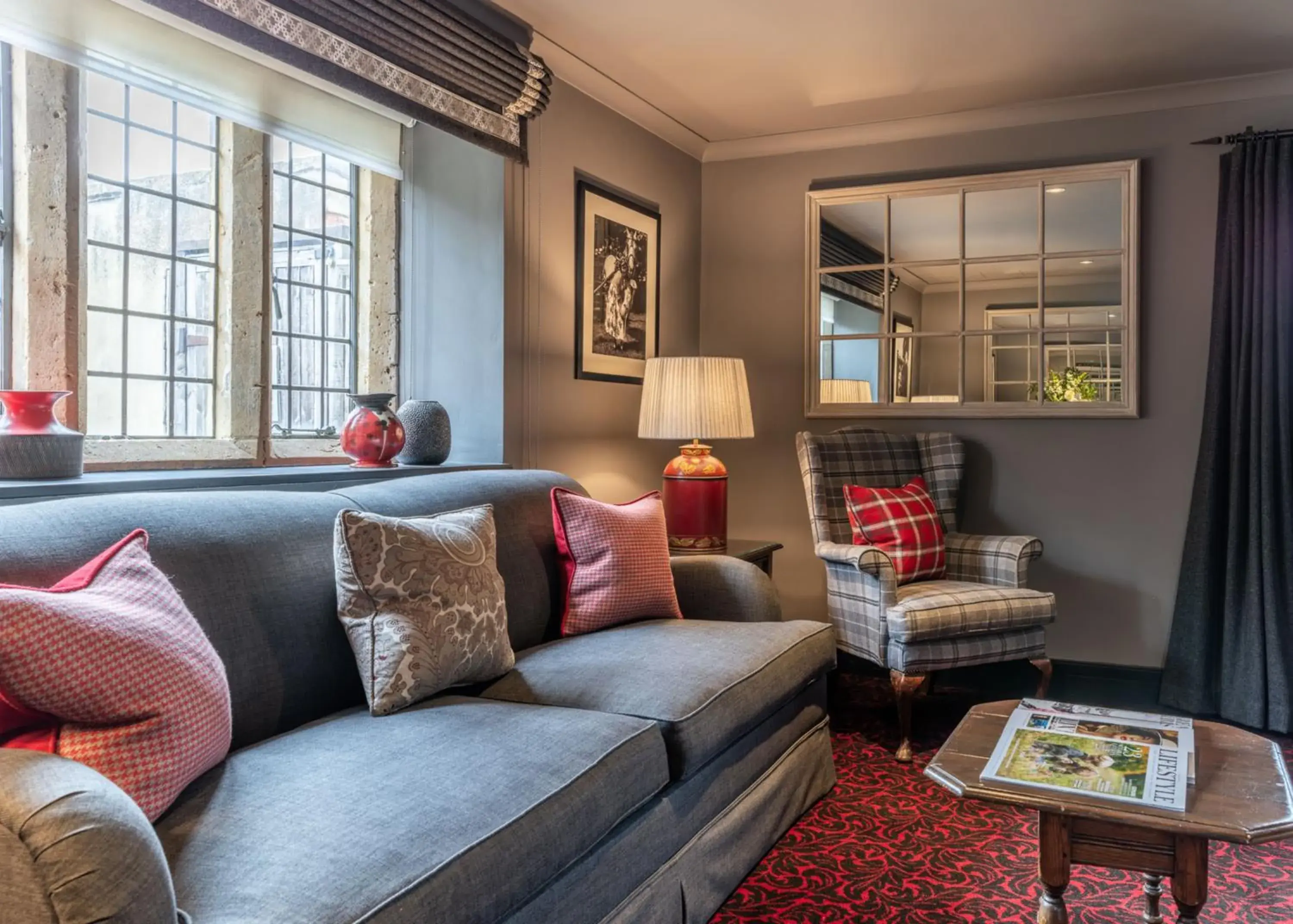 Living room, Seating Area in The Lygon Arms