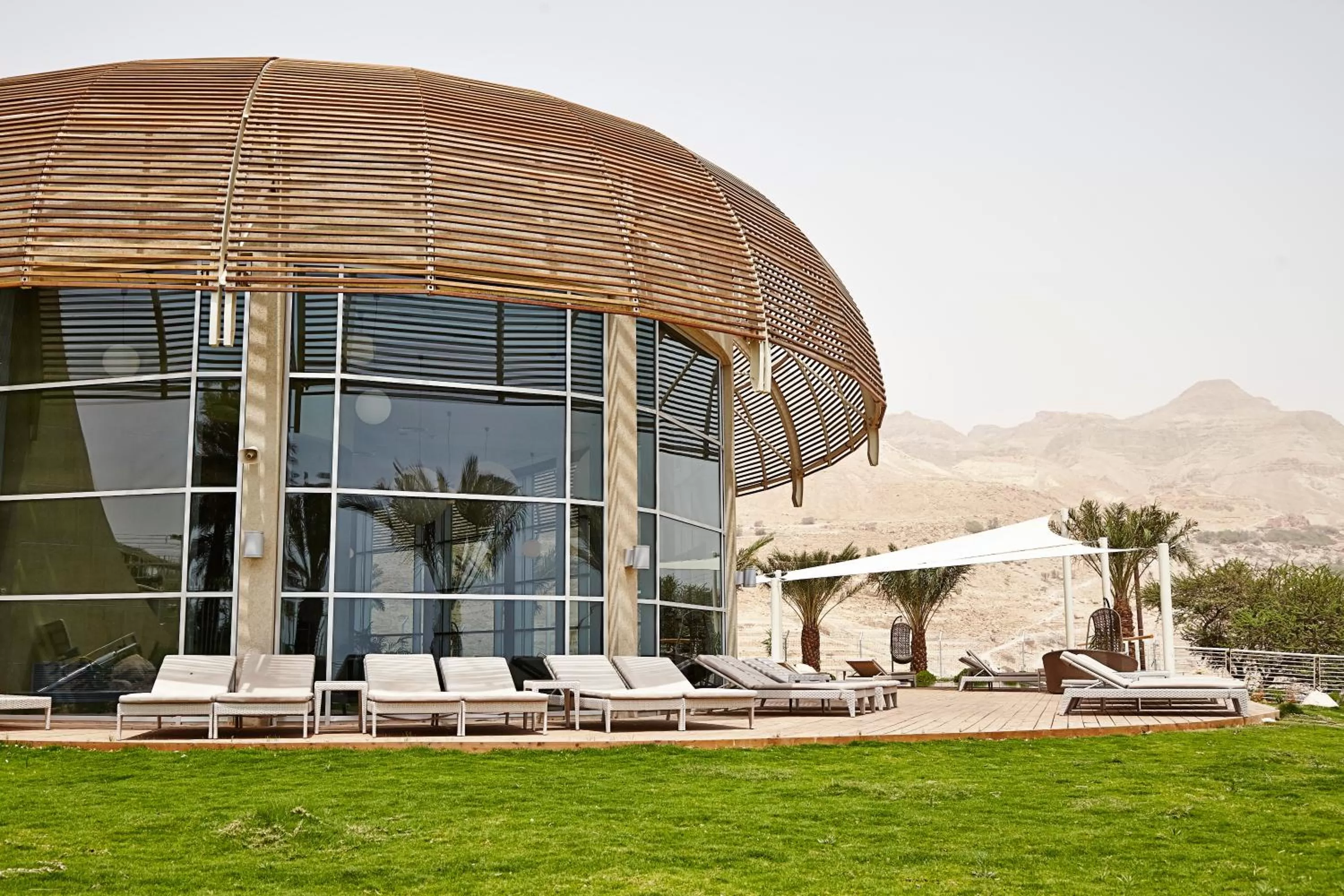 Property building in Ein Gedi Kibbutz Hotel