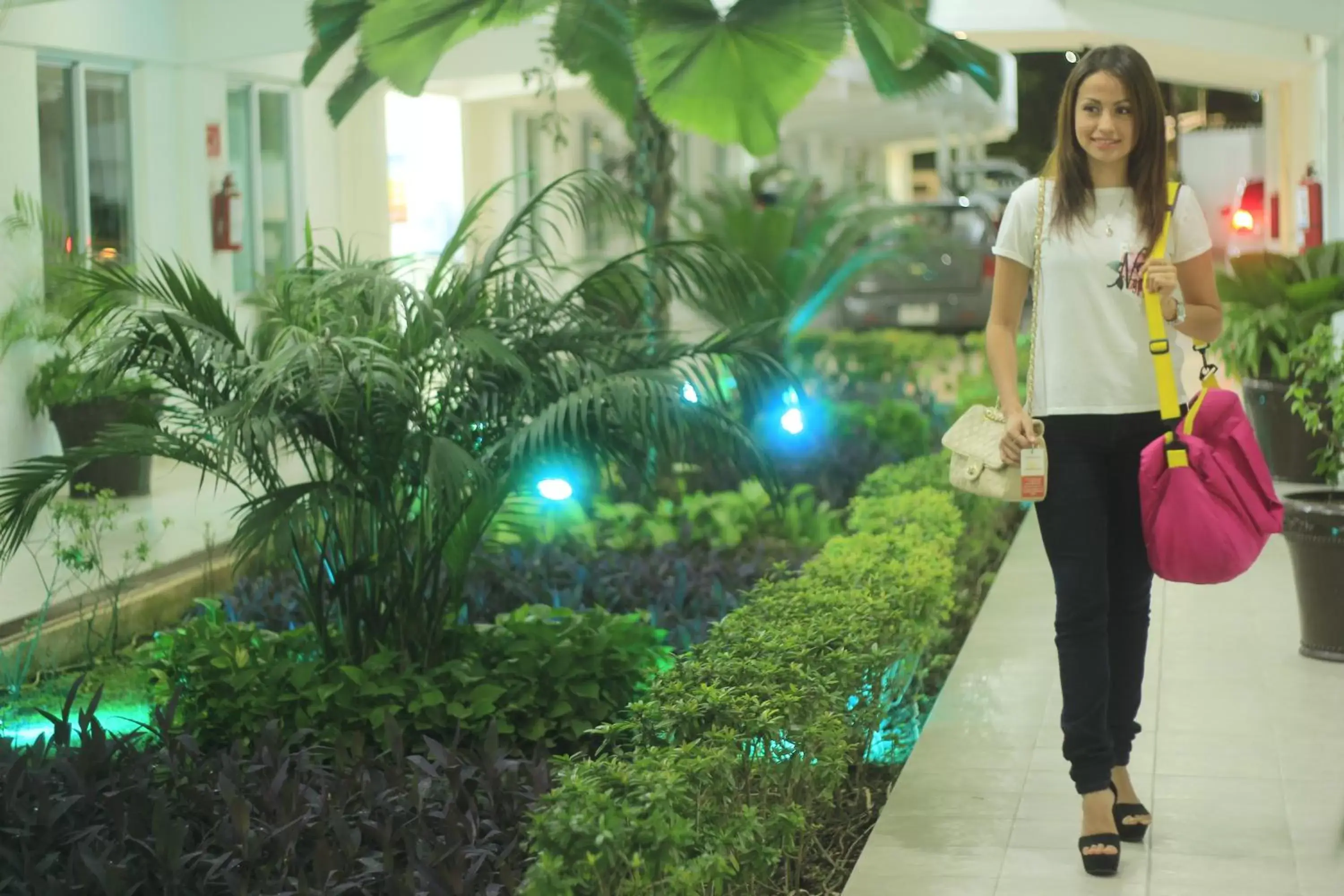 Garden in Hotel Casa Blanca