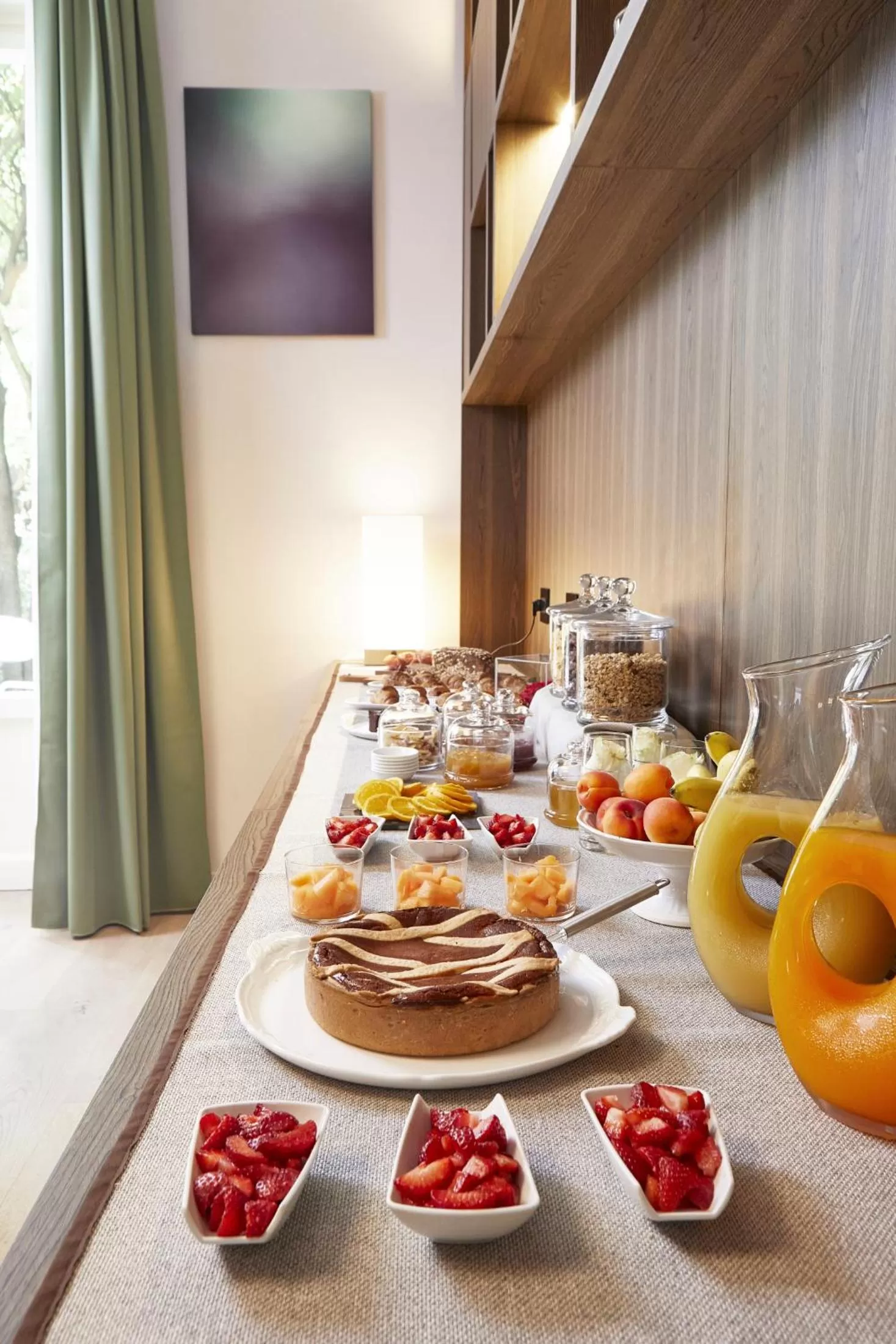 Buffet breakfast in Messori Suites