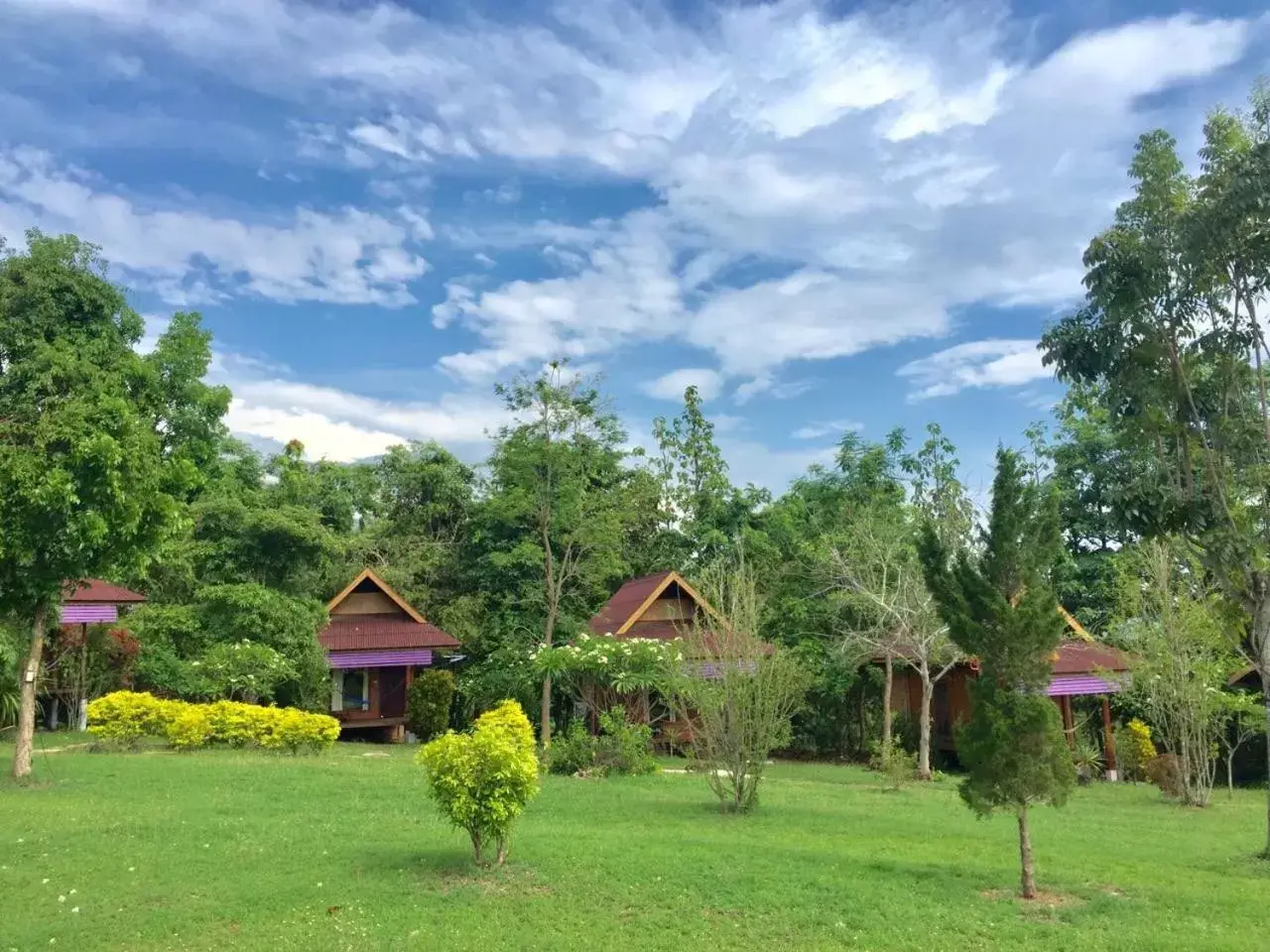 Garden view in Romantic Time Mountain Resort Garden view in Romantic Time Mountain Resort