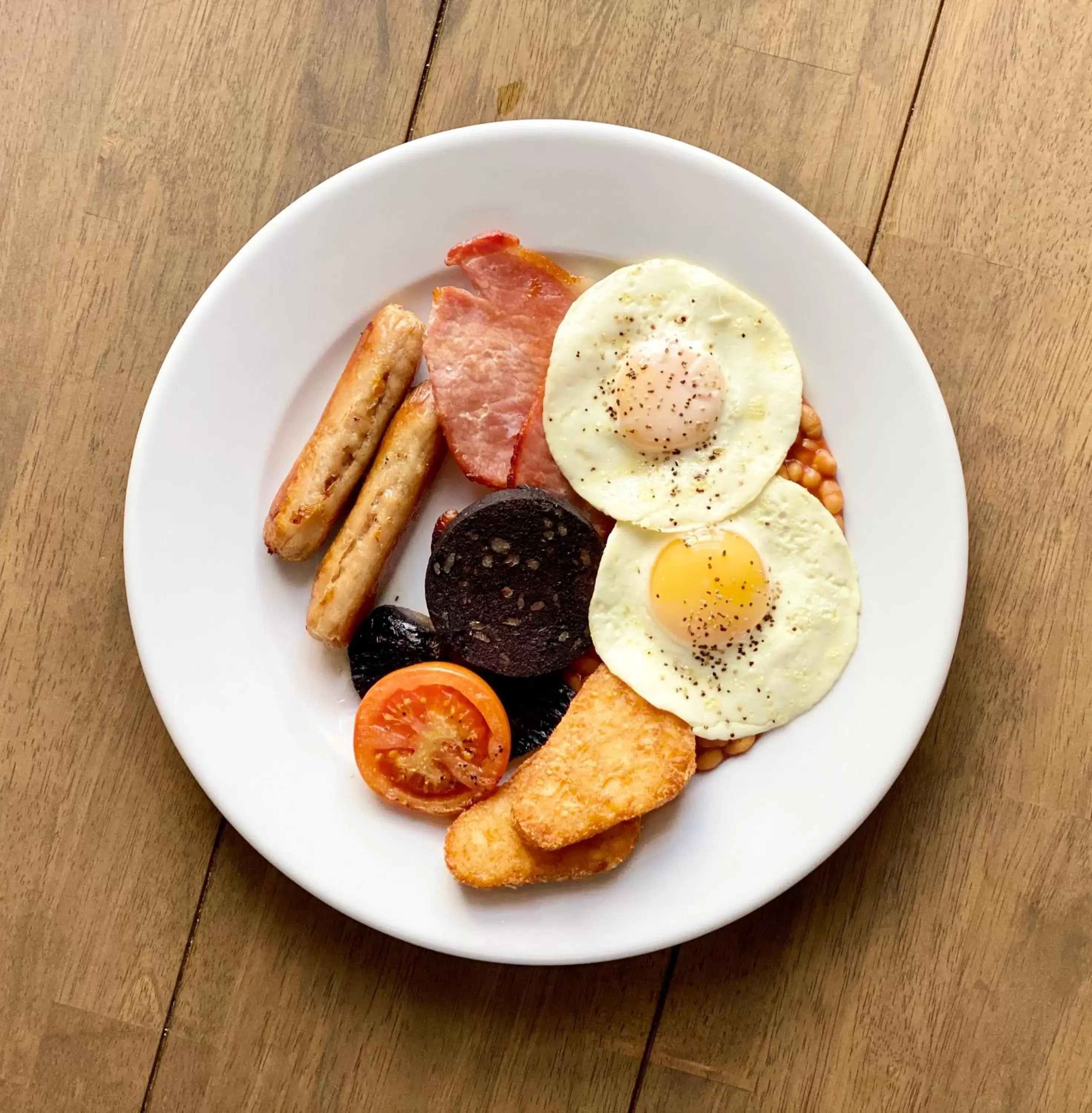 English/Irish breakfast, Food in The Frampton Arms