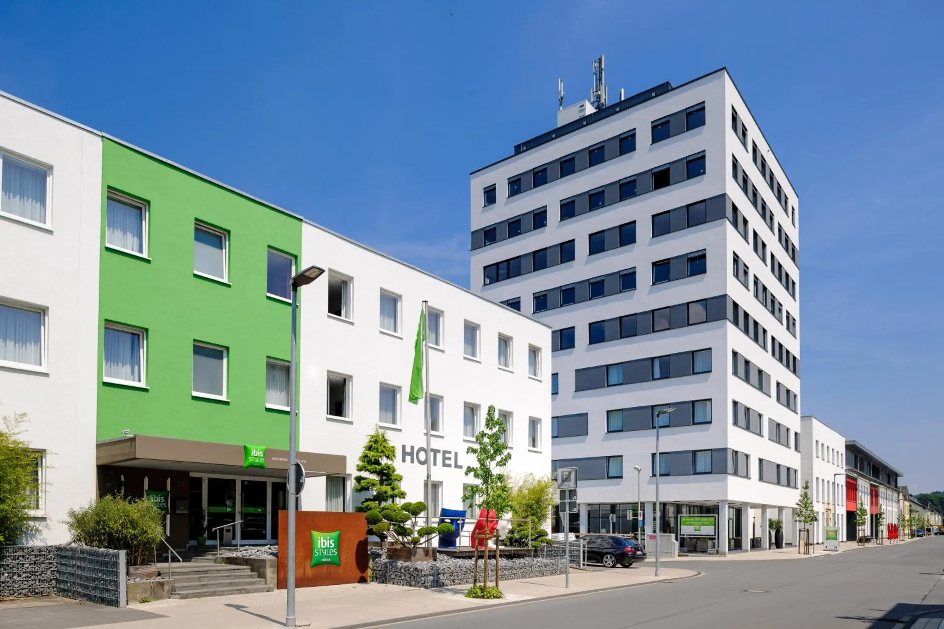 Bird's eye view, Property Building in ibis Styles Arnsberg Sauerland