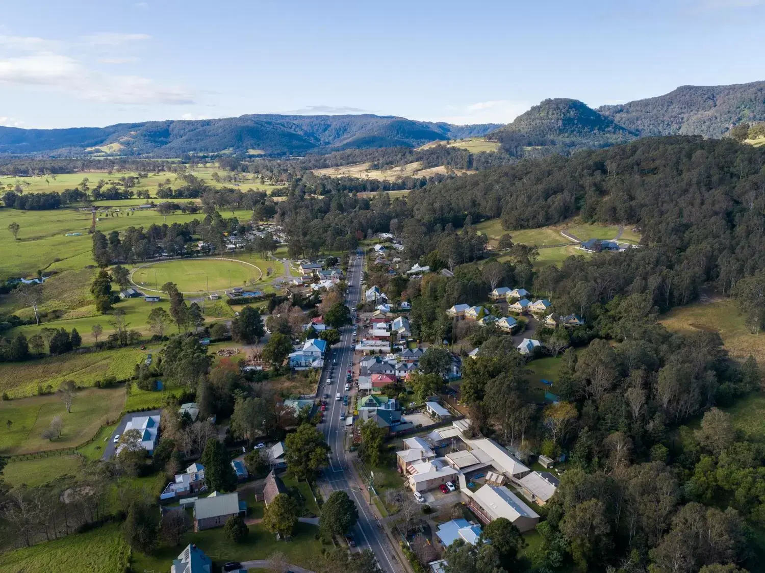 Nearby landmark, Bird's-eye View in Wildes Hotel Kangaroo Valley