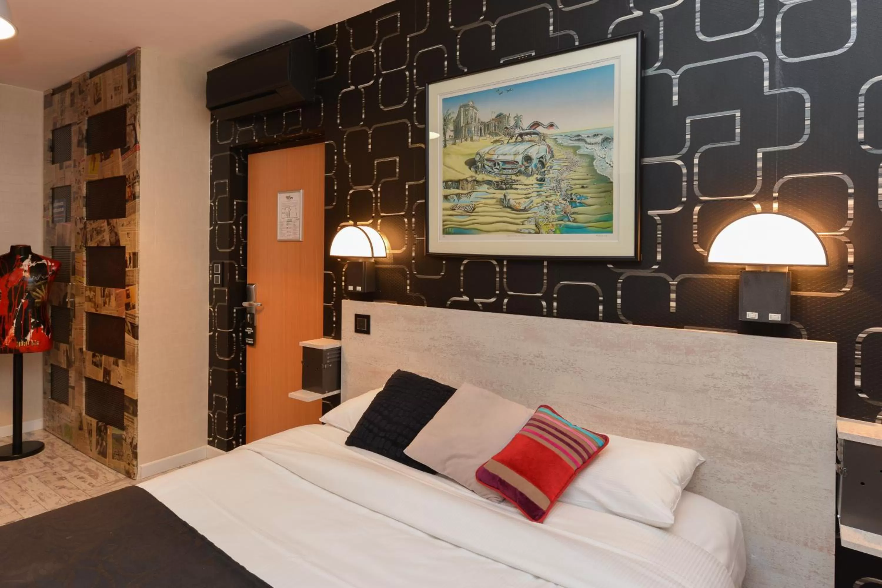 Bedroom, Bed in Urban Style hotel de l'Europe