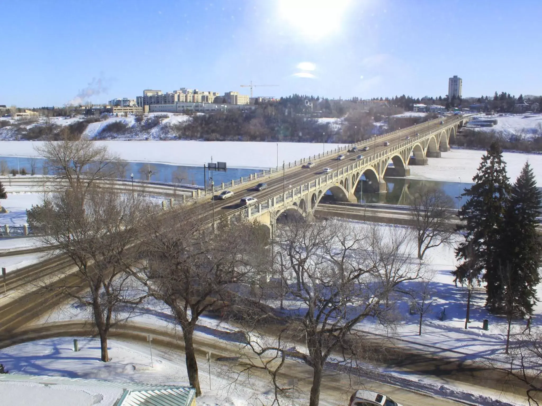 View (from property/room), Winter in Park Town Hotel