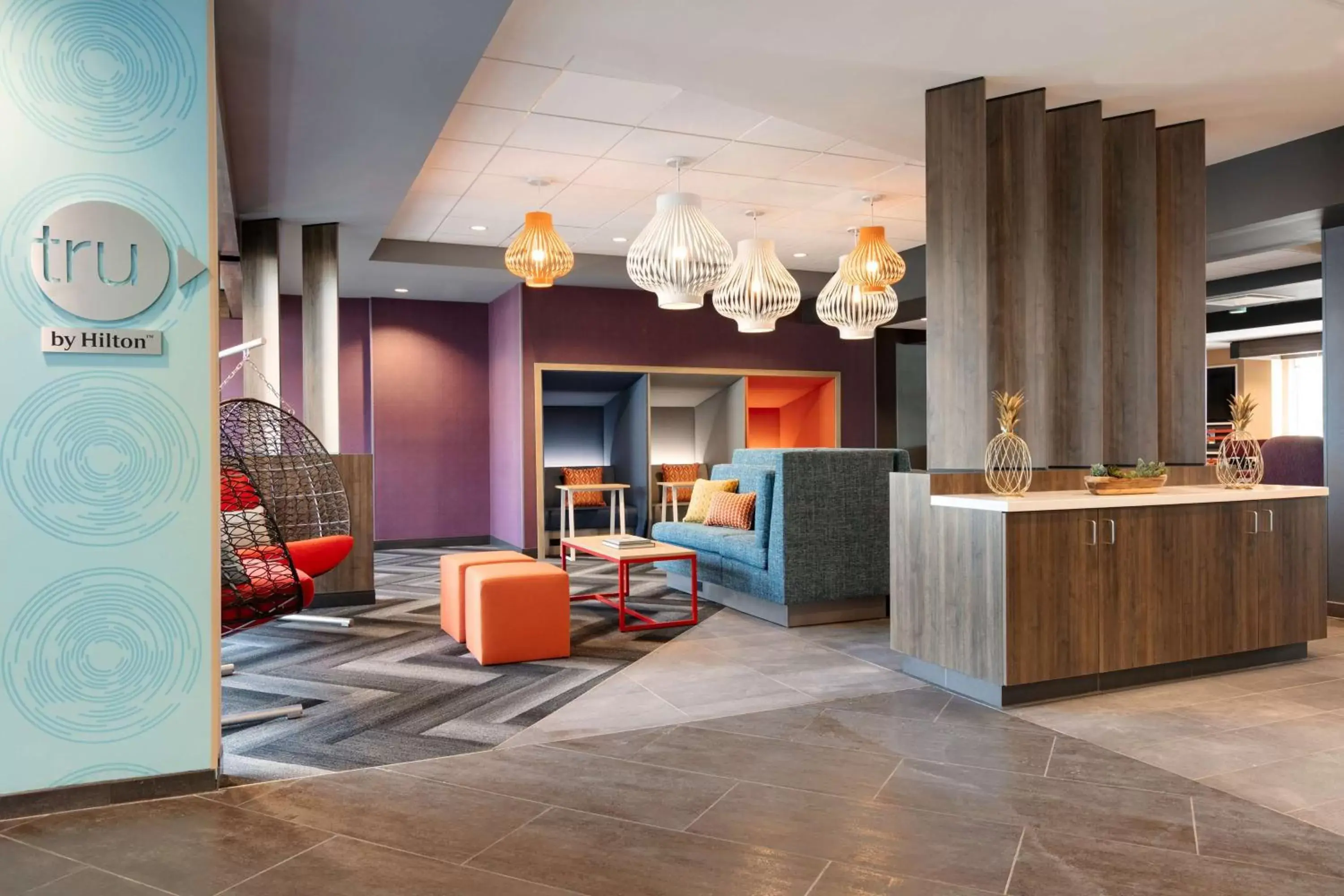 Lobby or reception in Tru By Hilton Easton Lobby or reception in Tru By Hilton Easton
