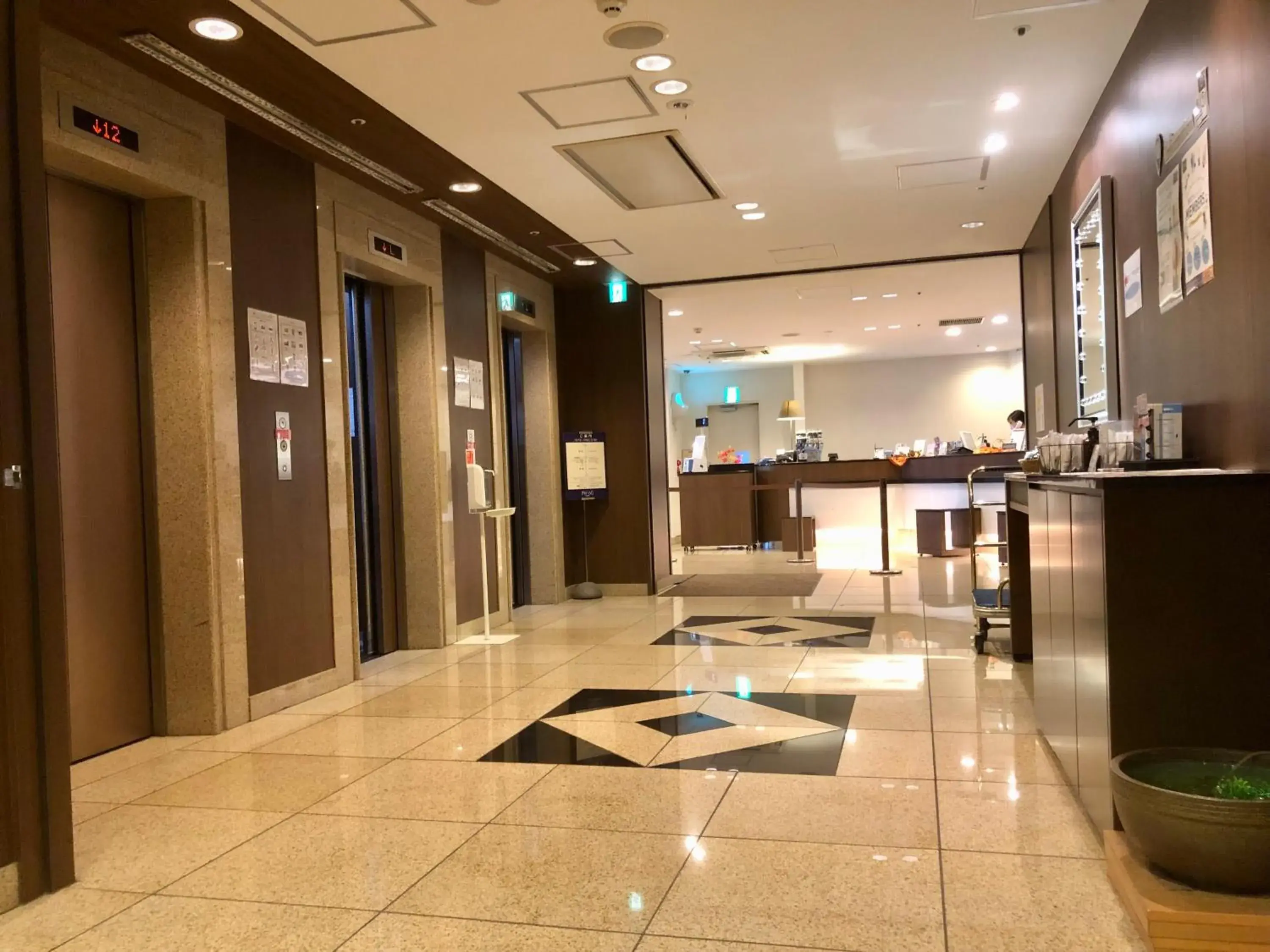 elevator, Lobby/Reception in Keio Presso Inn Shinjuku