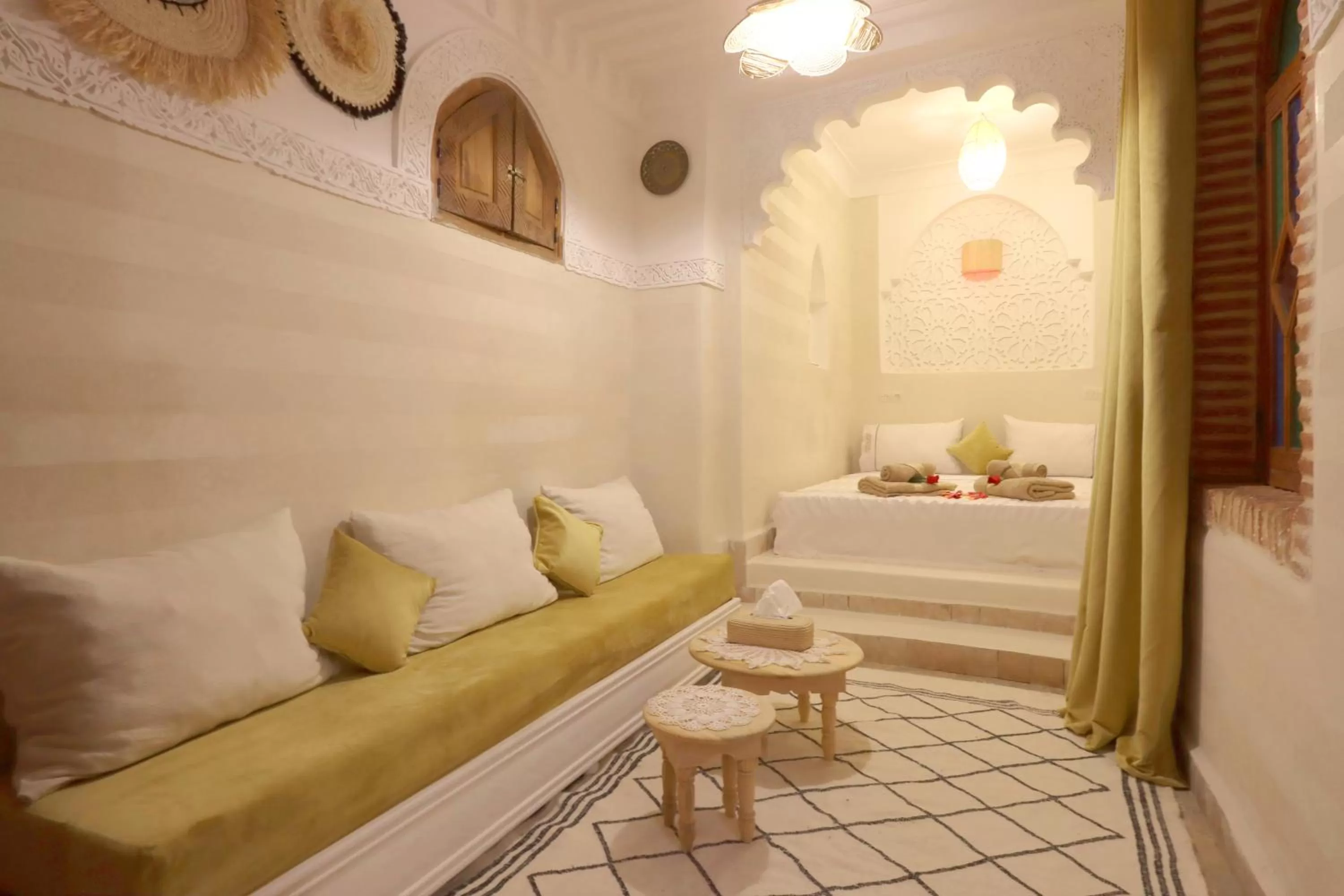 Seating area in Riad Venezia