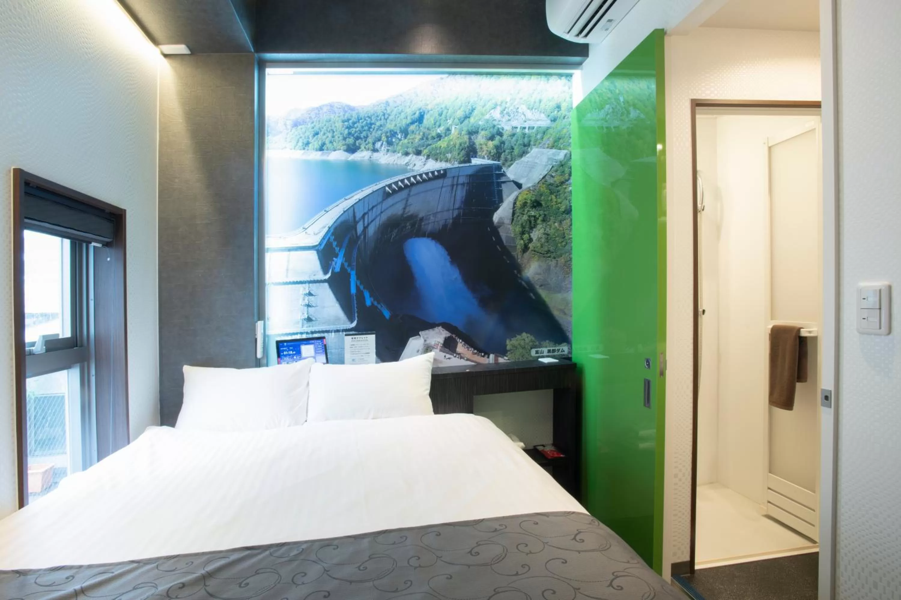 Photo of the whole room, Bed in Hotel Xcell Hiroshima Nagarekawa