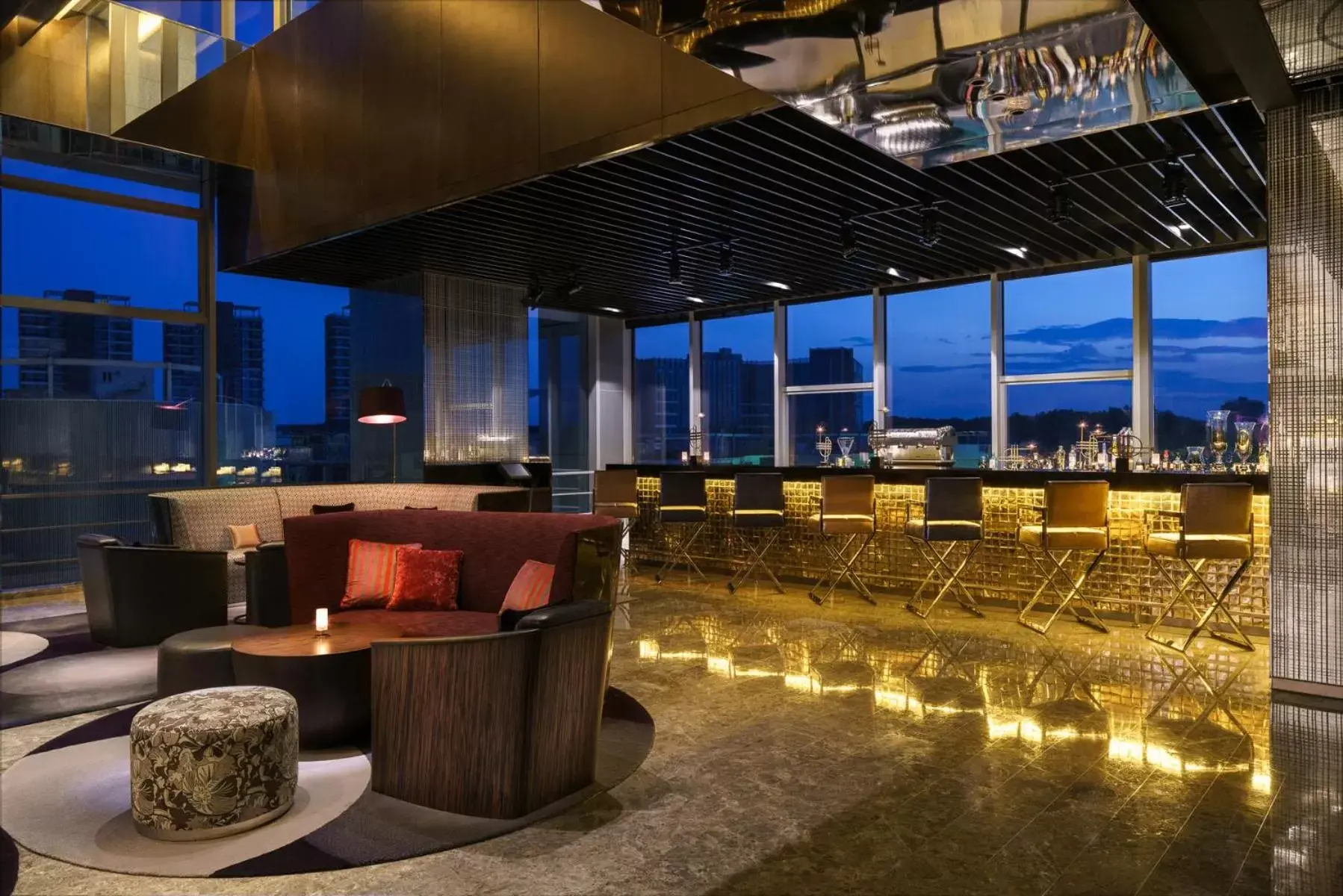 Lounge or bar in Hard Rock Hotel Shenzhen Lounge or bar in Hard Rock Hotel Shenzhen