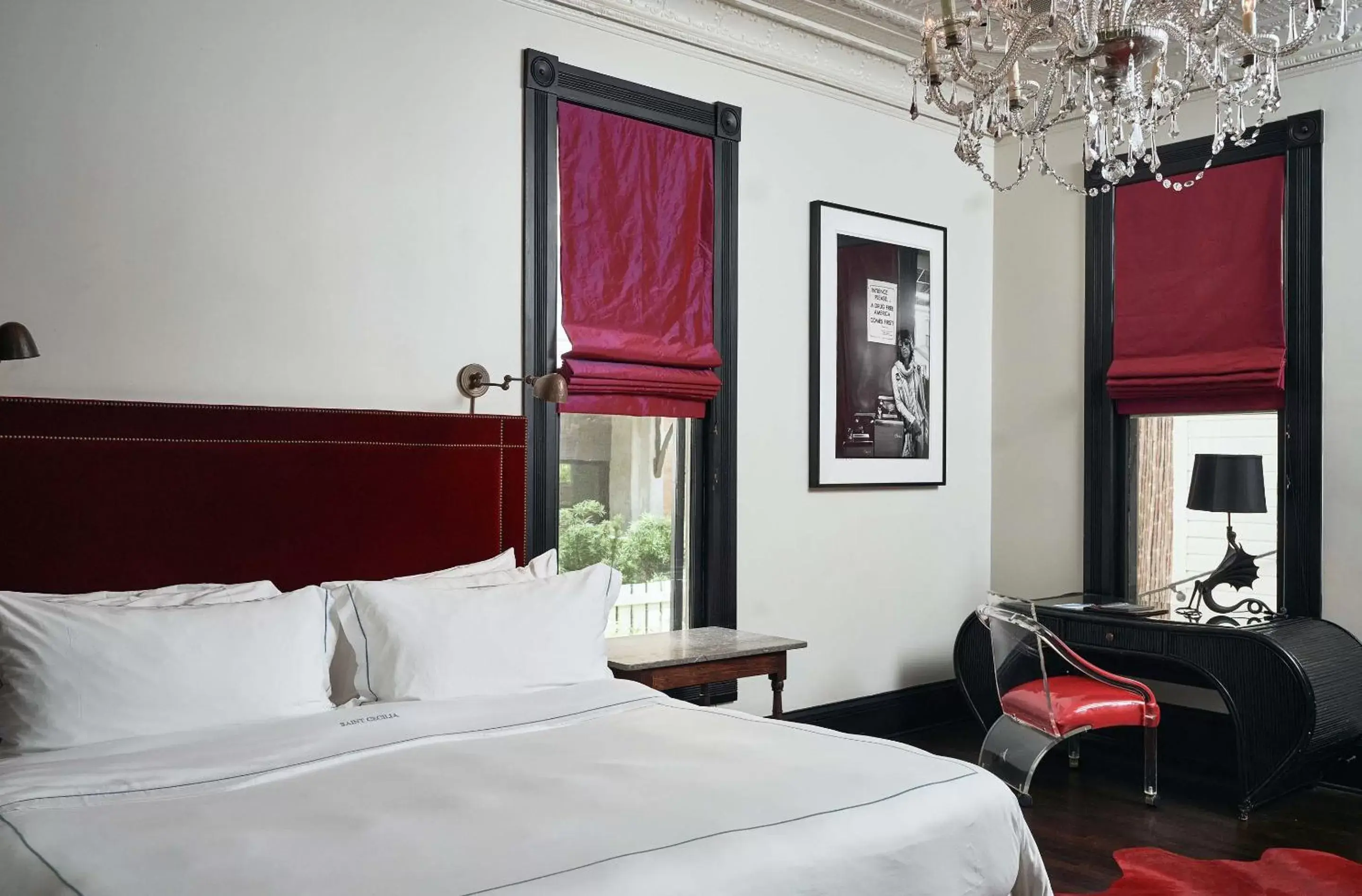 Bed in Hotel Saint Cecilia