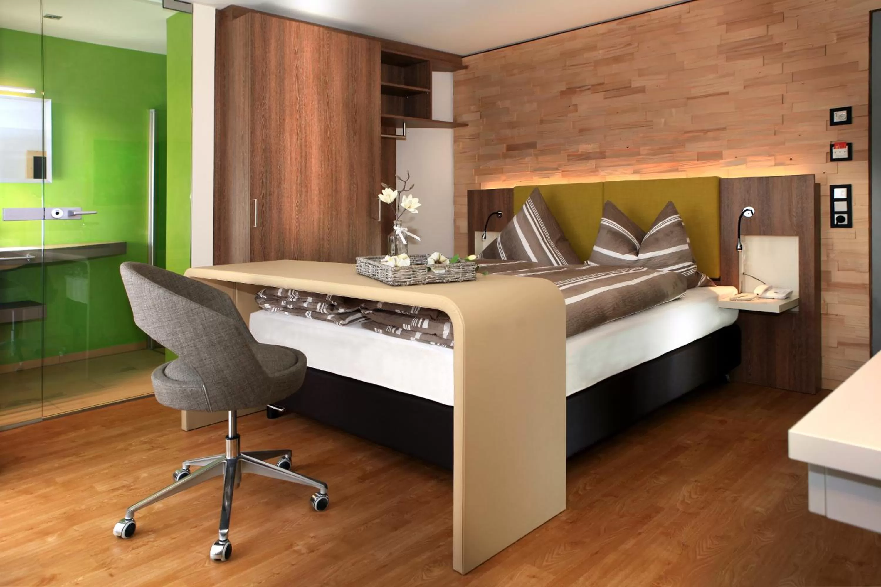 Photo of the whole room, Bed in Hotel Adler