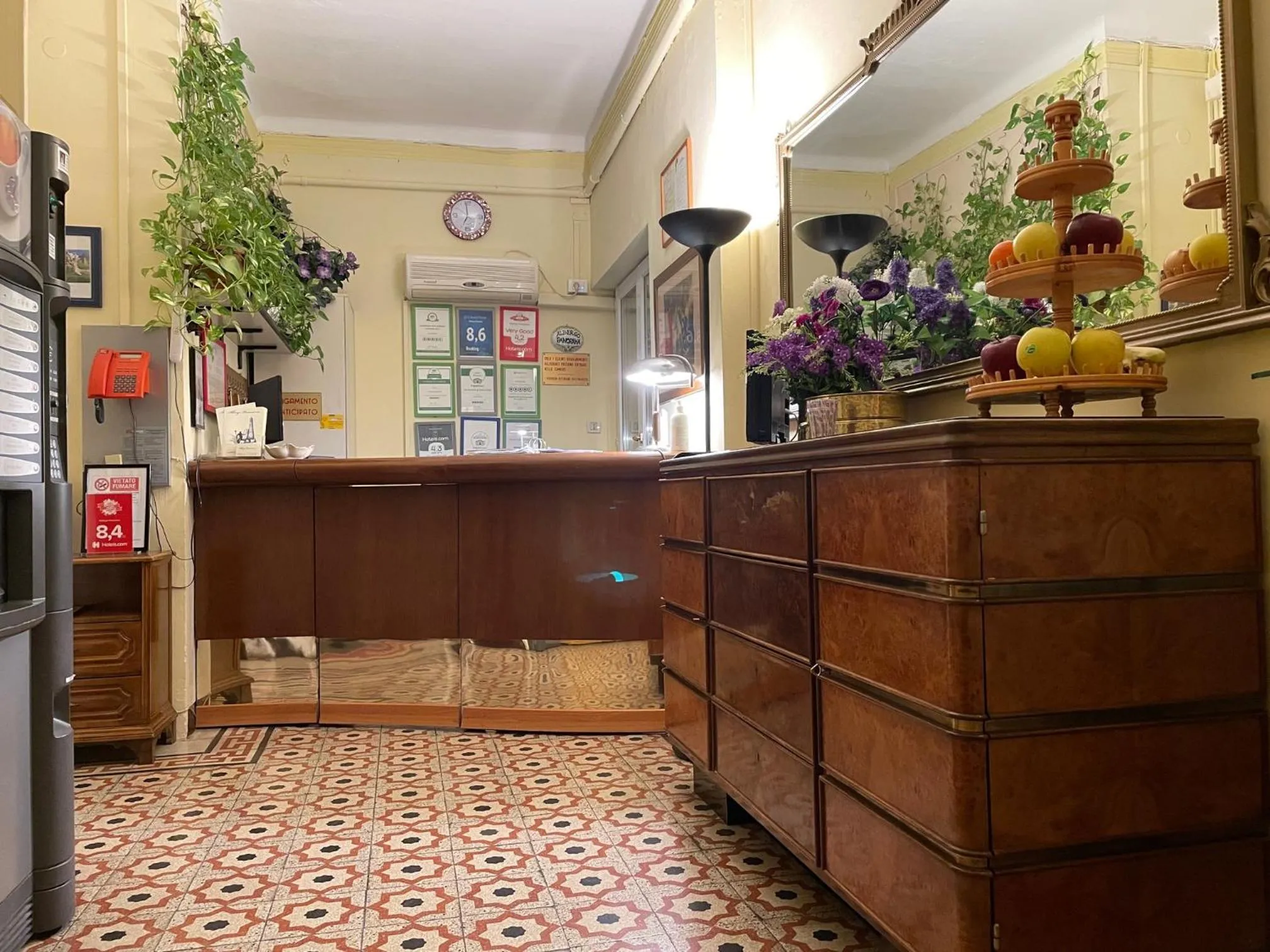 Lobby or reception in Hotel Panorama Bologna Centro
