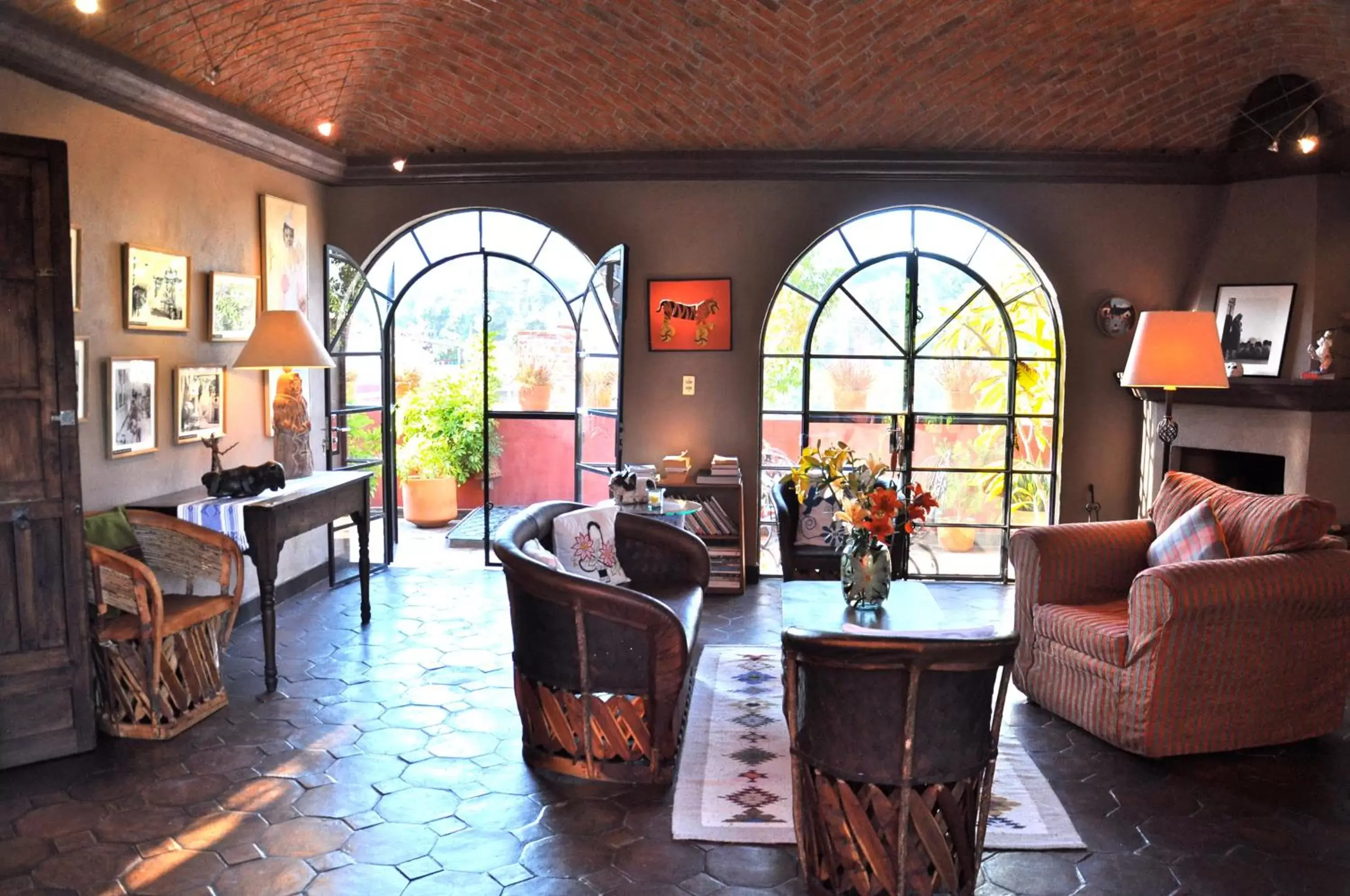 Living room in Casa de la Cuesta B&B