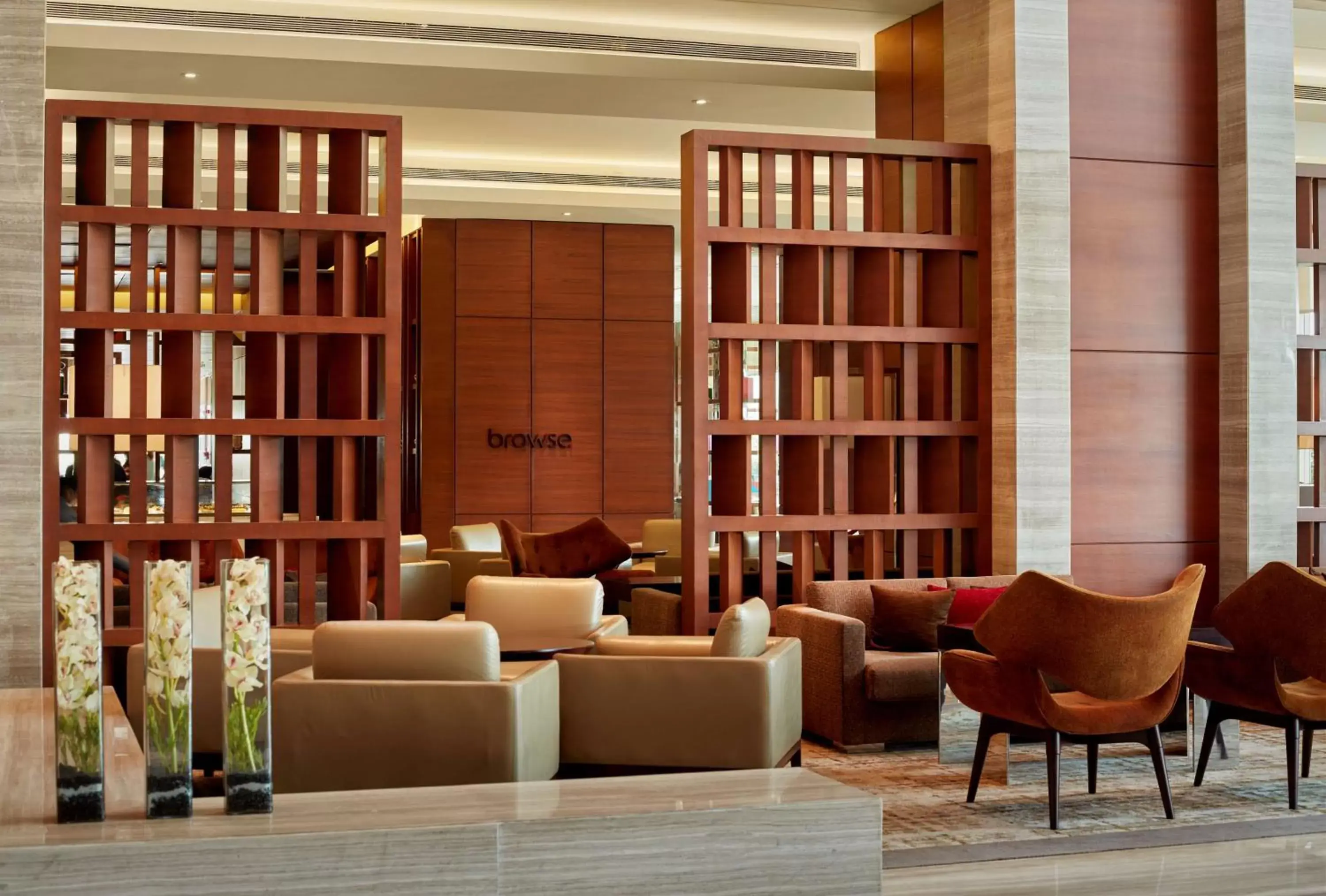 Lobby or reception in Hyatt Regency Chandigarh Lobby or reception in Hyatt Regency Chandigarh