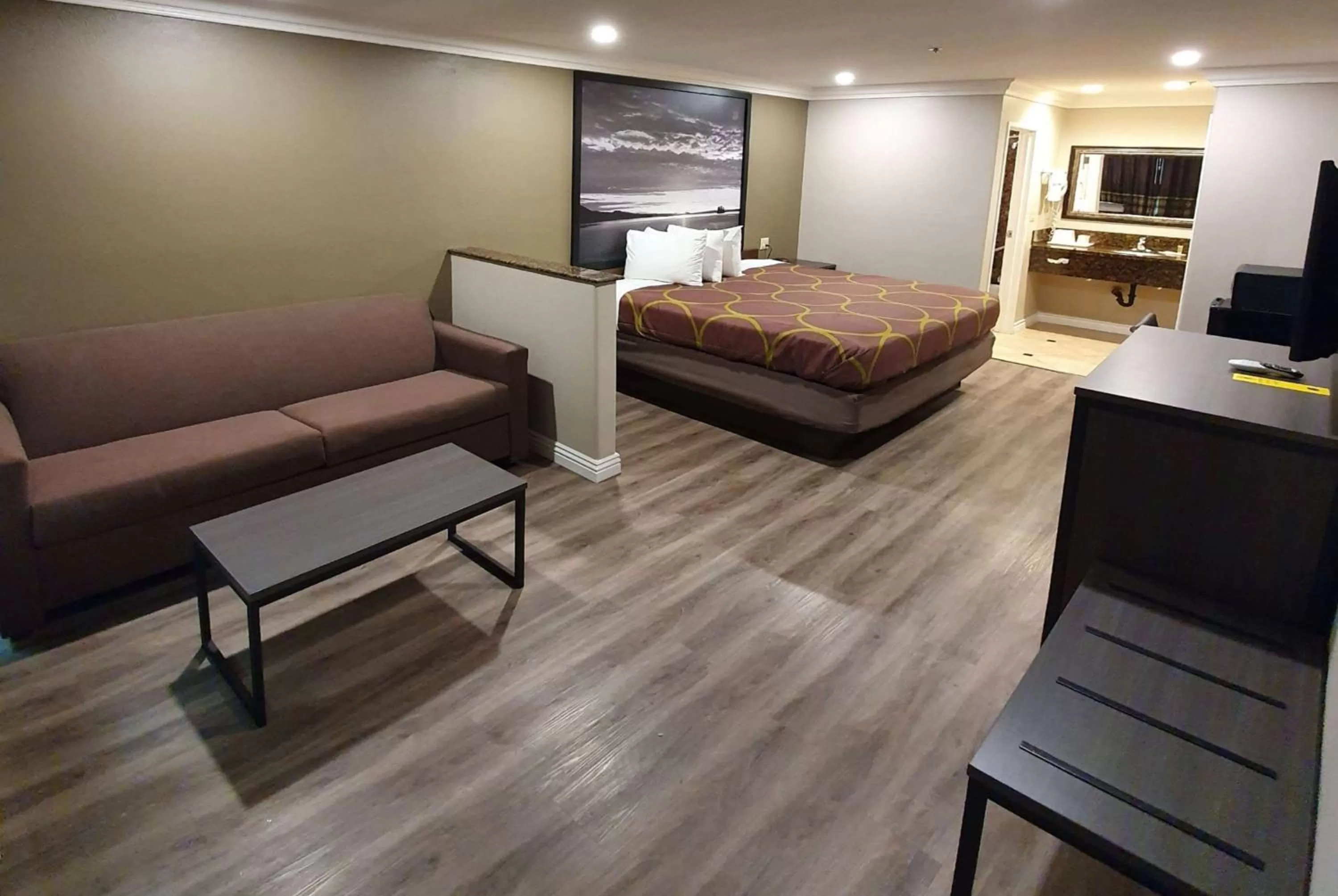 Photo of the whole room, Bed in Super 8 by Wyndham Cypress Buena Park Area