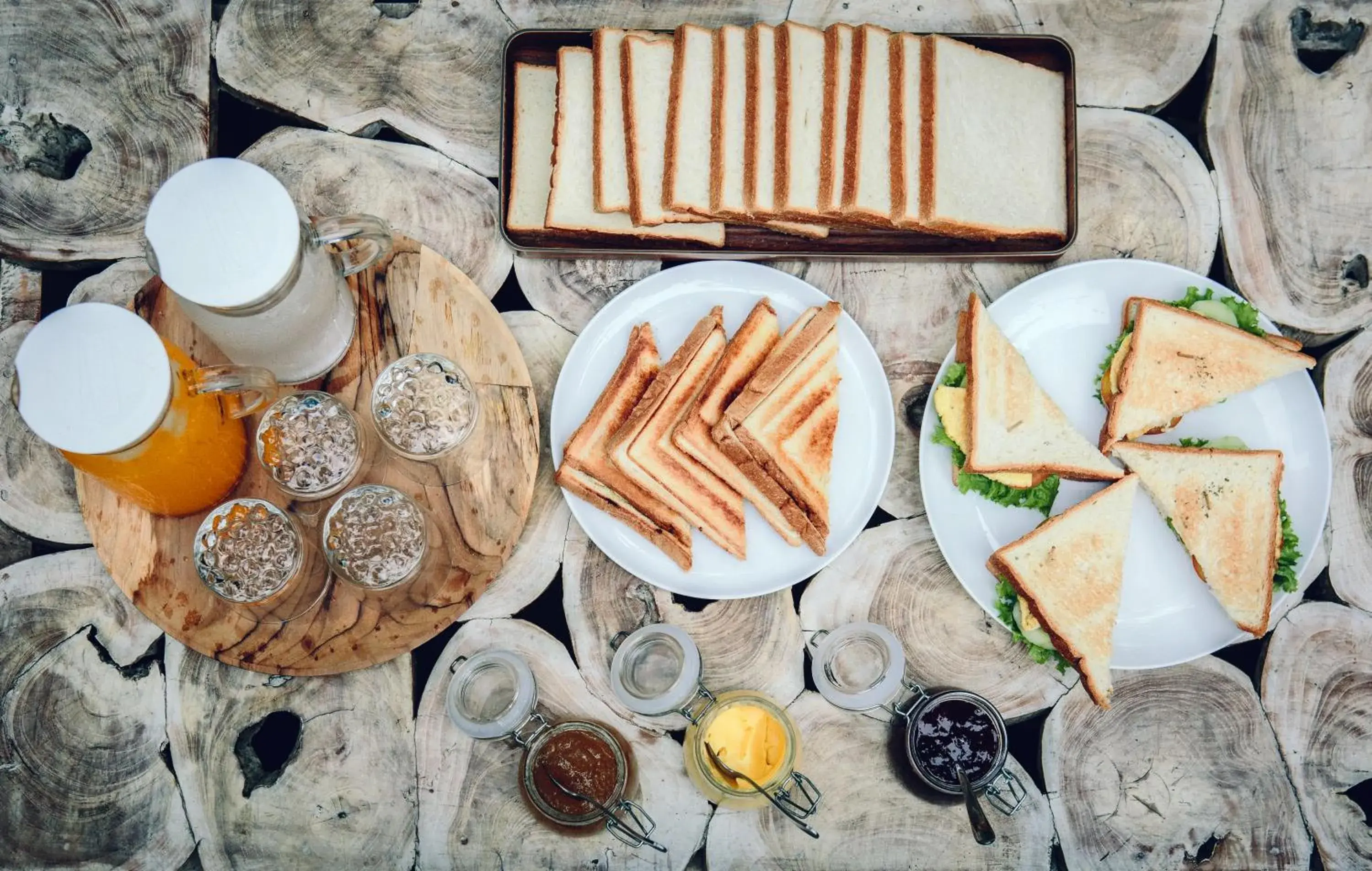 Continental breakfast, Food in Lokal Bali Hostel