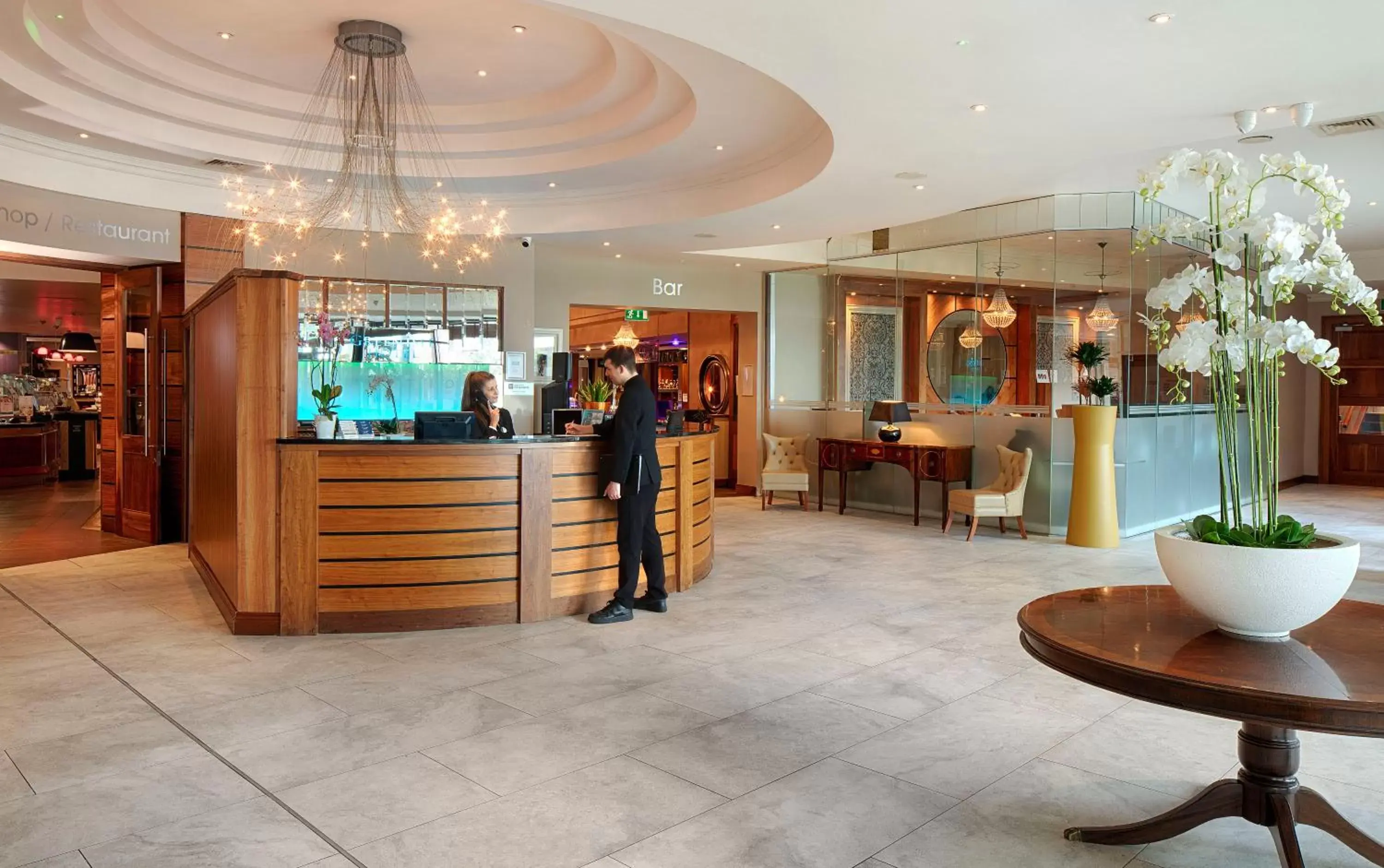 Lobby or reception in Green Isle Hotel, Dublin