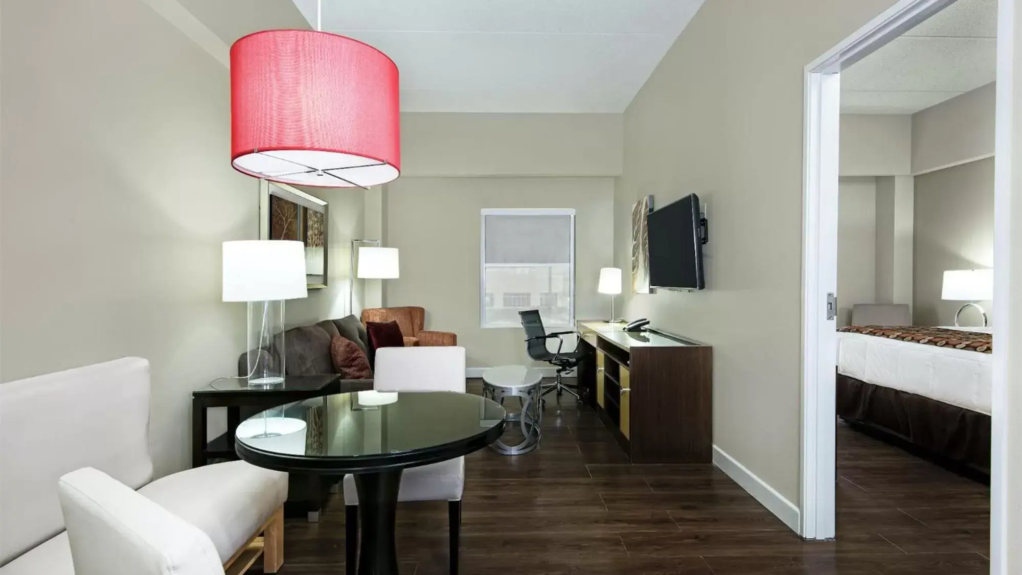 Seating Area in Hawthorn Suites by Wyndham McAllen