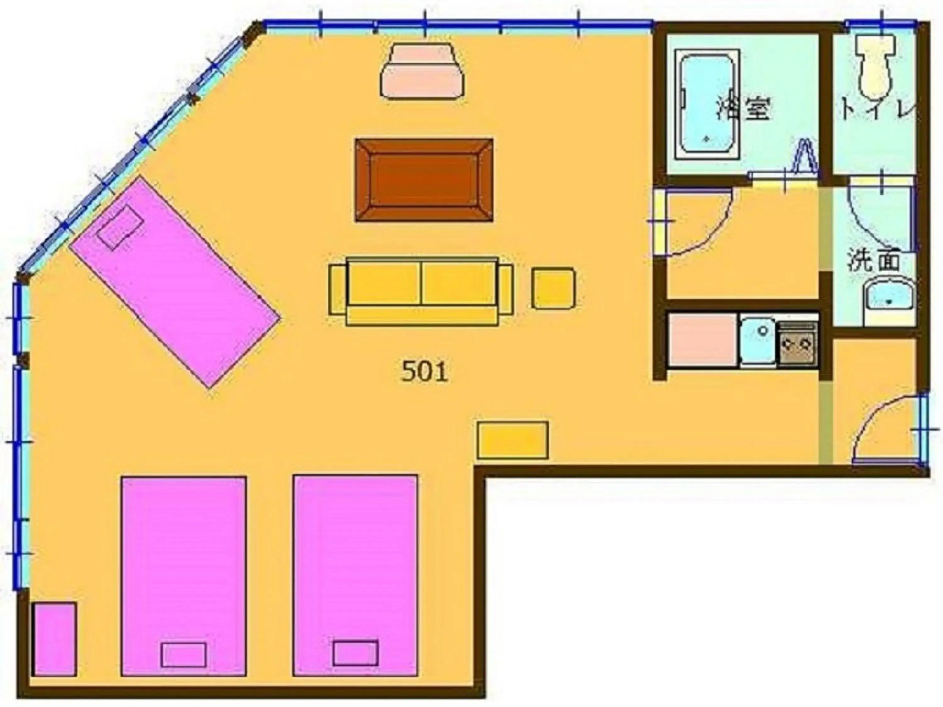 Floor Plan in Condominium Stella Site