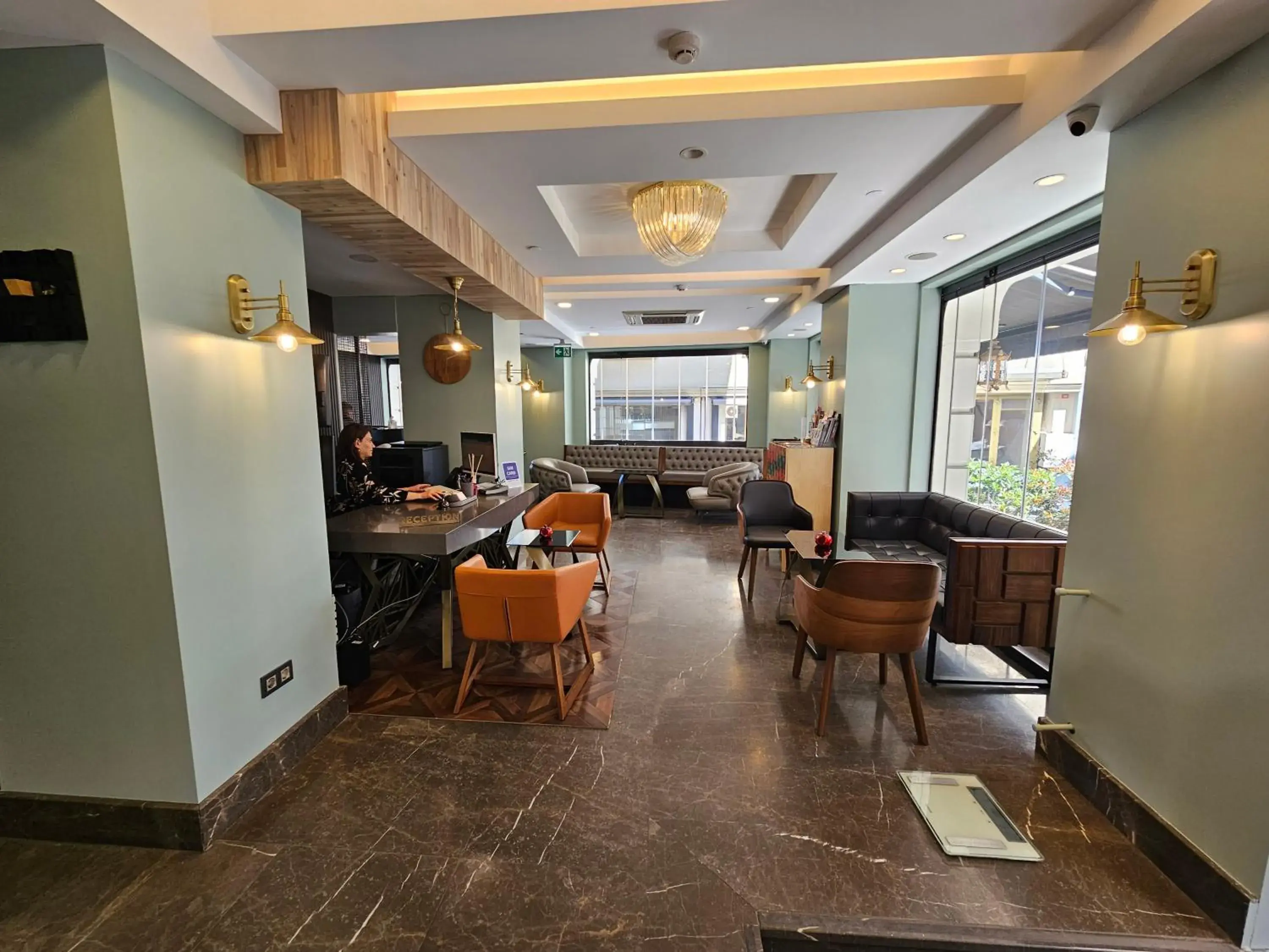 Seating area, Restaurant/Places to Eat in Anthemis Hotel