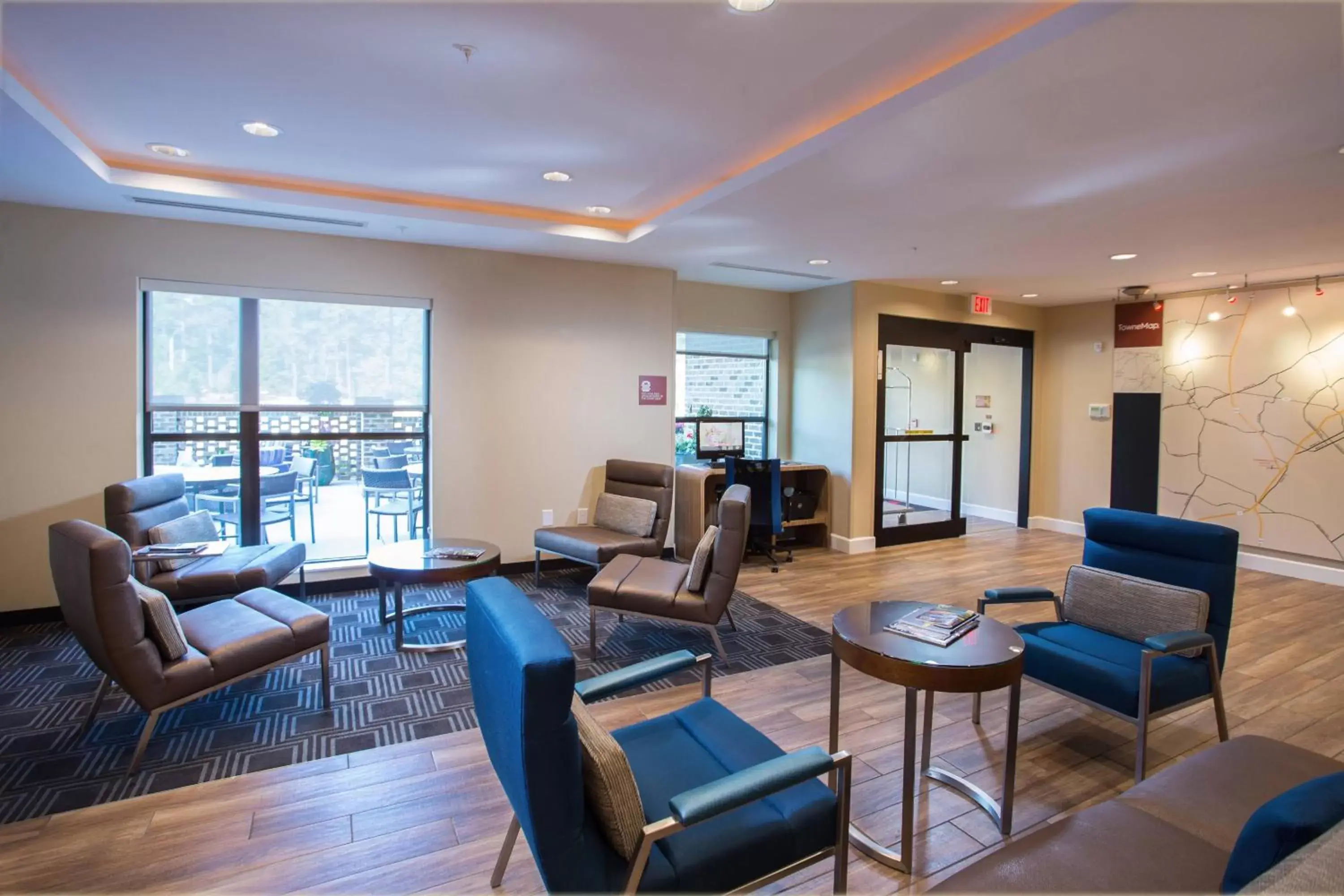 Lobby or reception, Seating Area in TownePlace Suites by Marriott Southern Pines Aberdeen