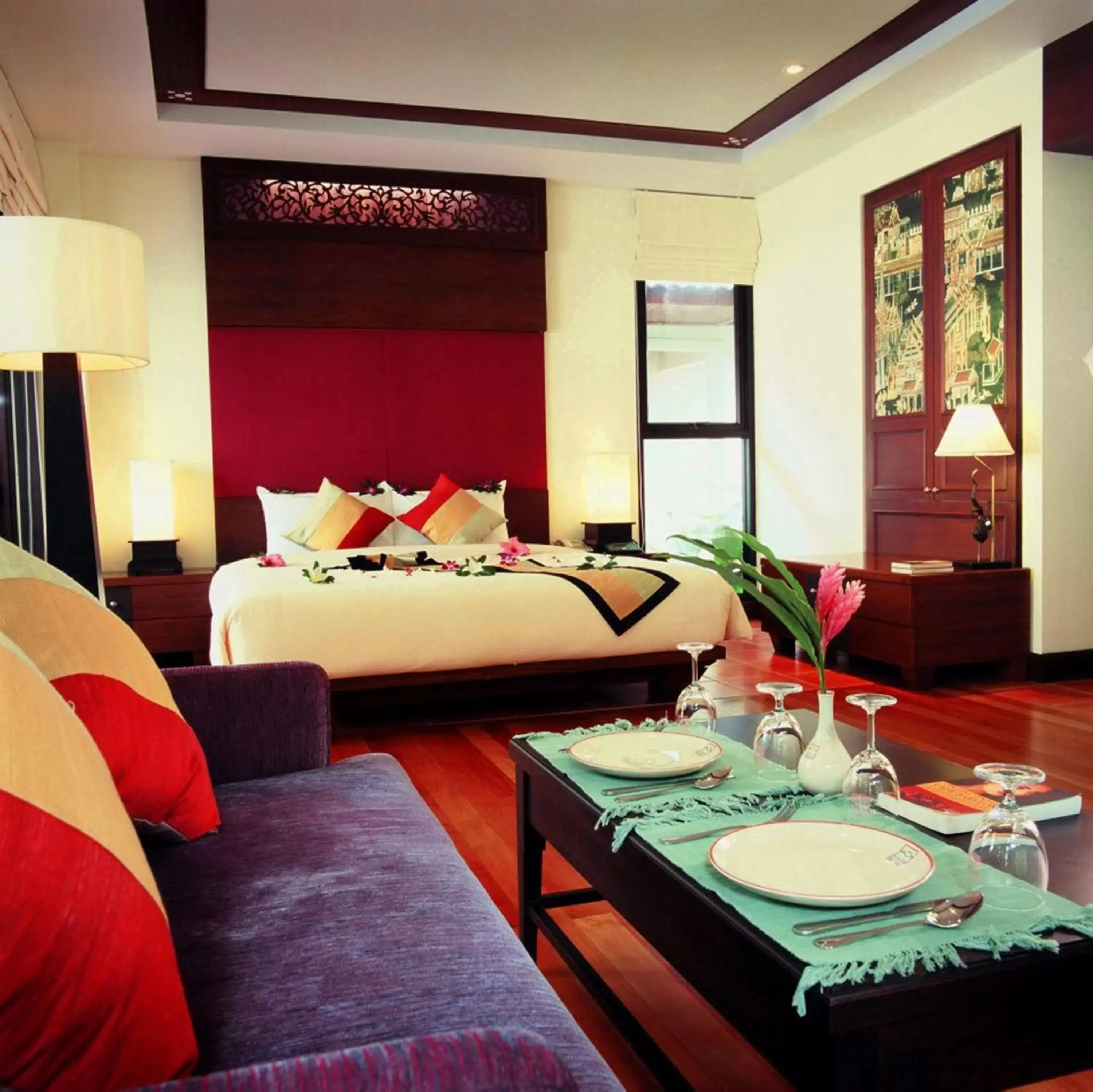 Bedroom, Restaurant/Places to Eat in Chang Buri Resort & Spa