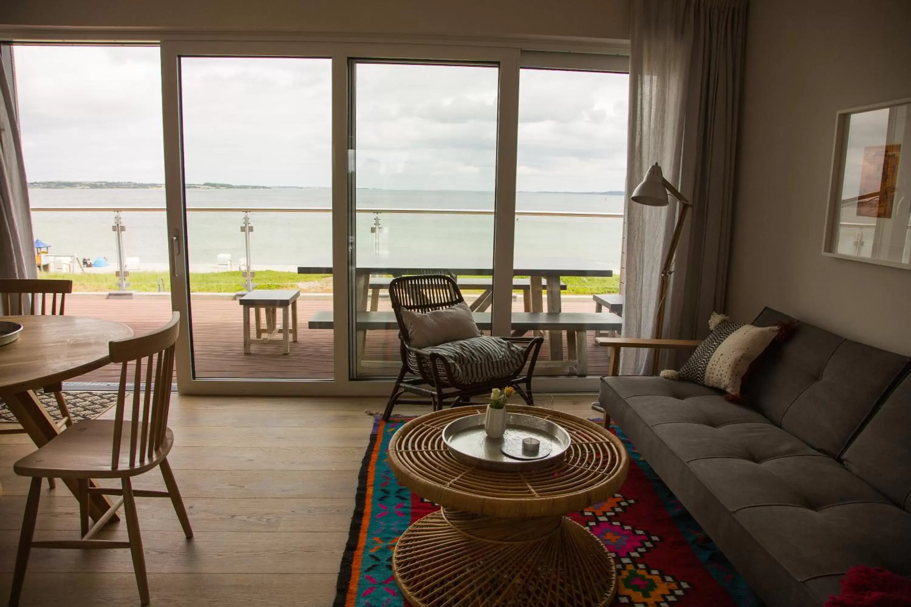 Living room, Seating Area in Ostsee-Strandhaus-Holnis