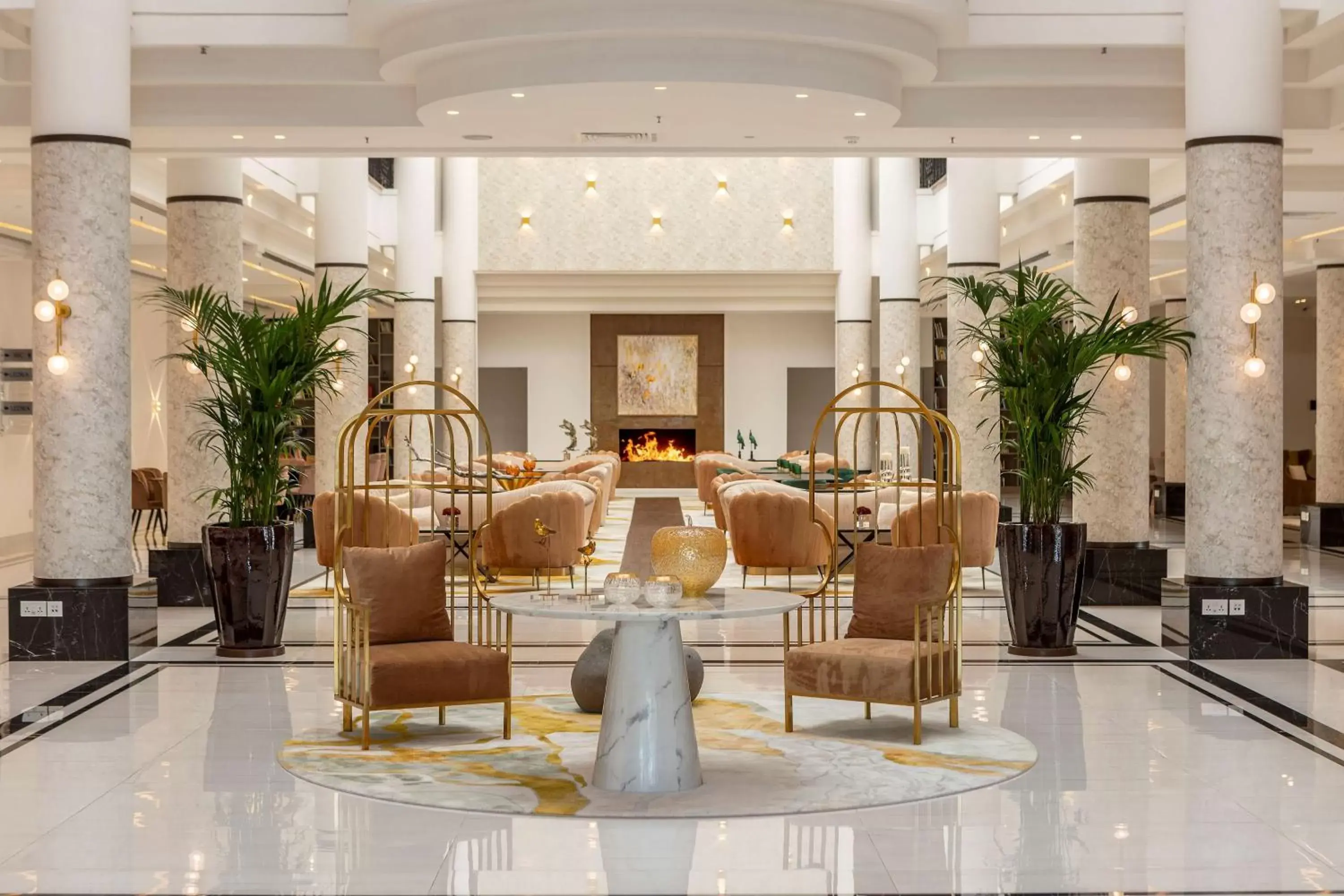 Lobby or reception in Hilton Nicosia Lobby or reception in Hilton Nicosia