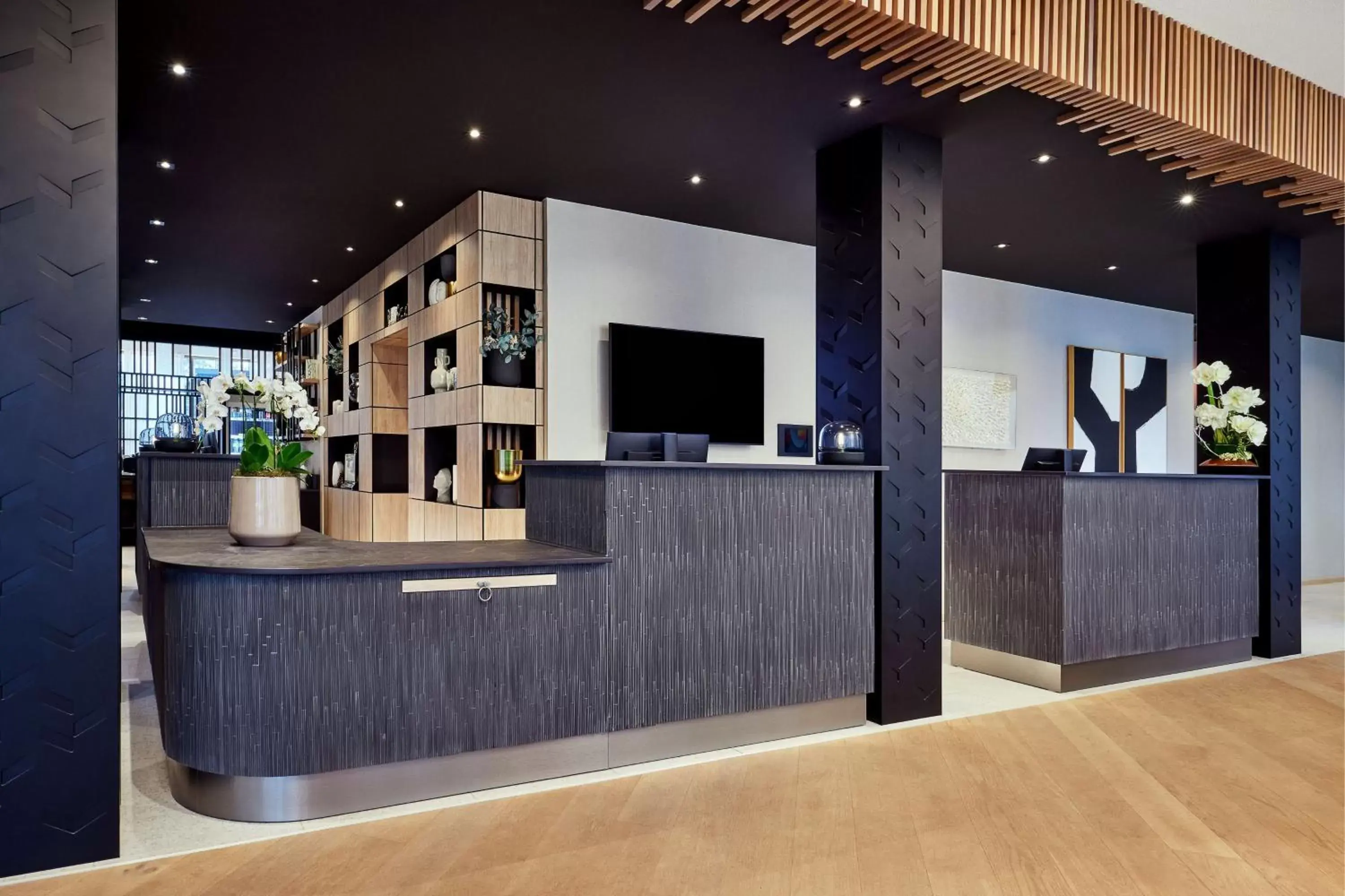 Property building, Lobby/Reception in AC Hotel by Marriott Strasbourg