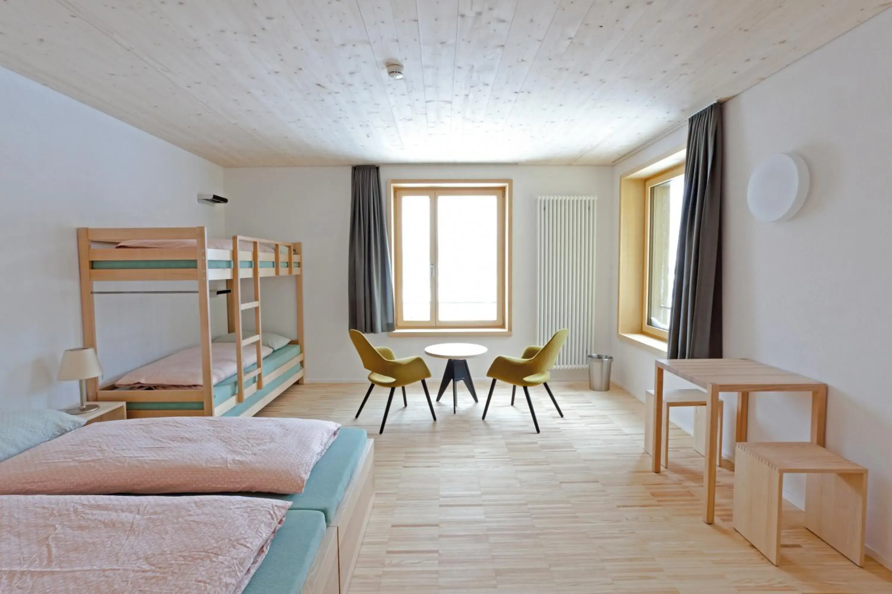 Bed, Bunk Bed in St. Moritz Youth Hostel