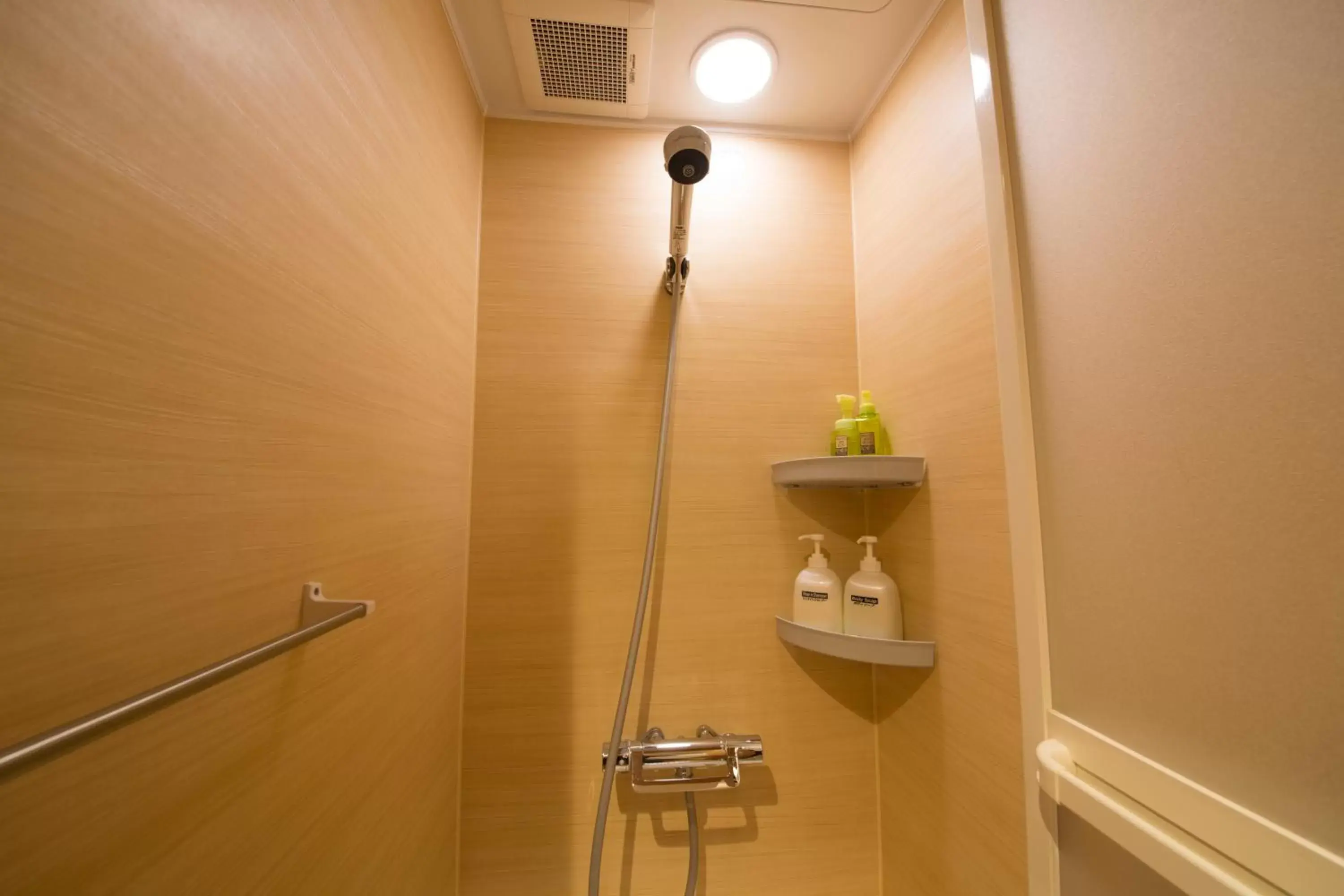 Shower, Bathroom in Shinjuku Kuyakusho-mae Capsule Hotel