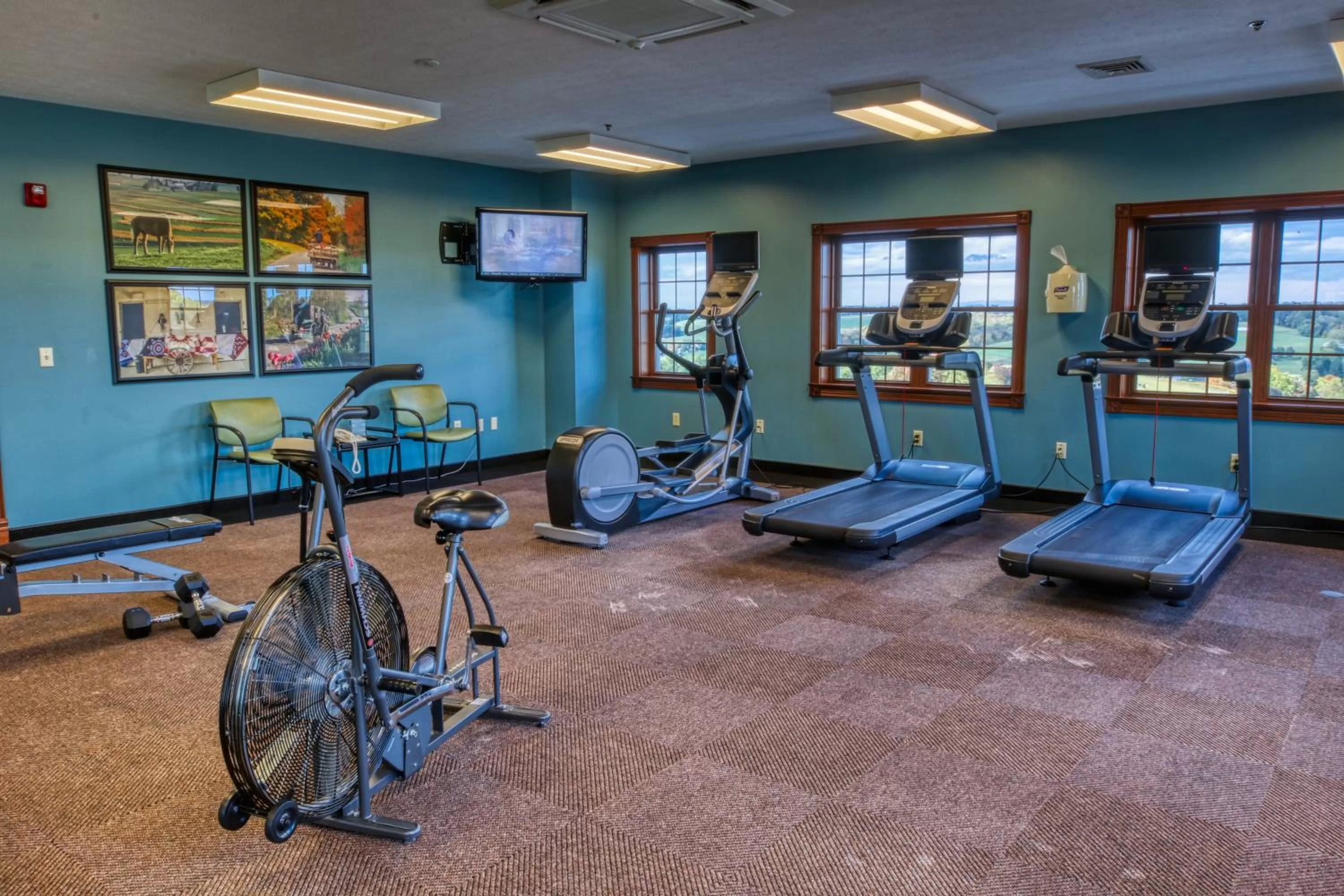 Fitness centre/facilities in Carlisle Inn Walnut Creek
