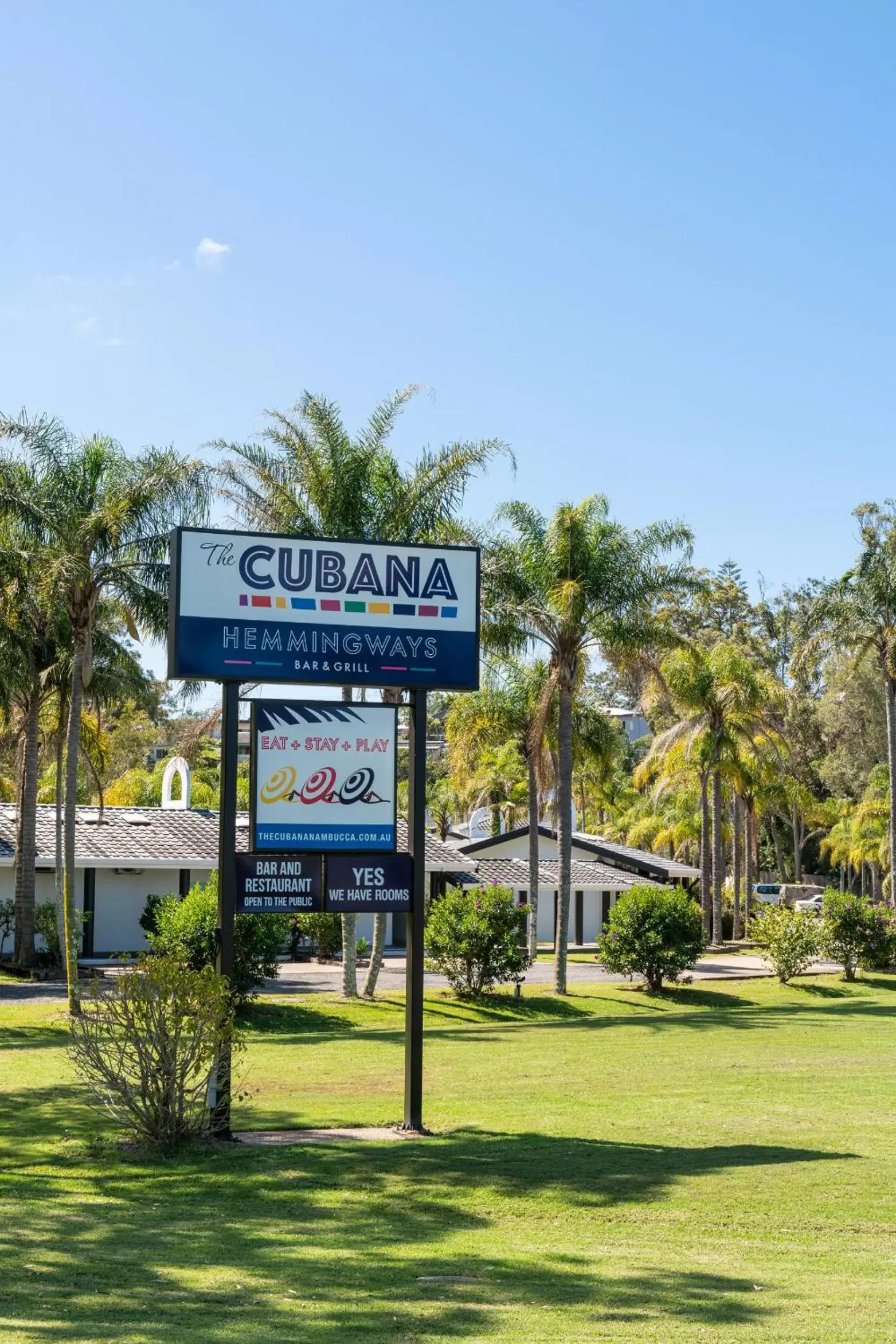 Property logo or sign in The Cubana Resort Nambucca Heads