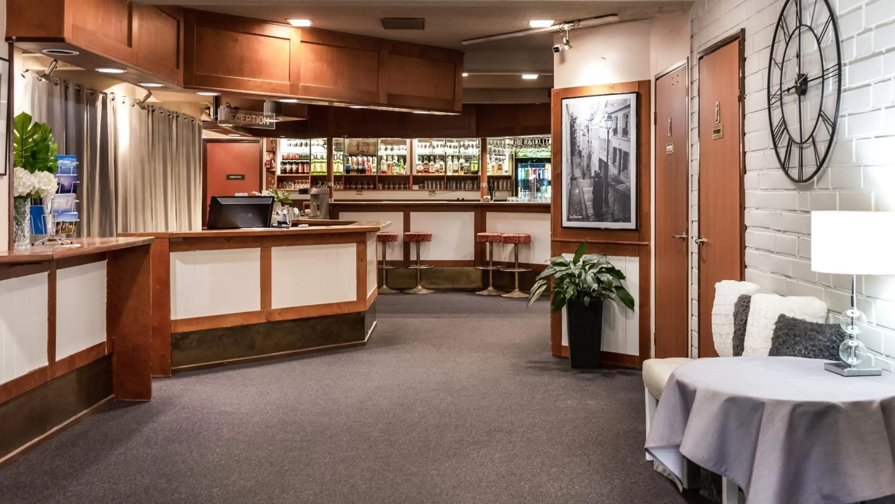 Lobby or reception in Hotel Kajaani